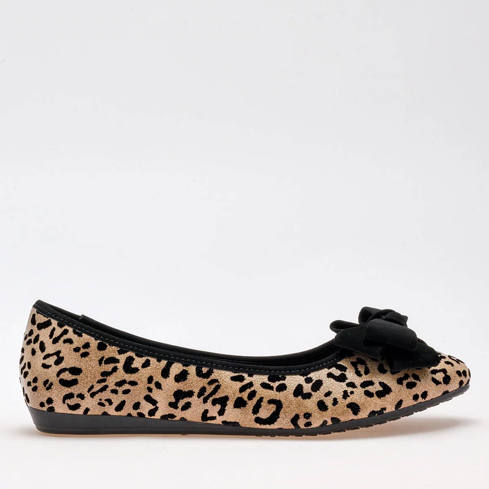FLATS MOÑOS Para Mujer Clasben METIS, Color Beige CE V7