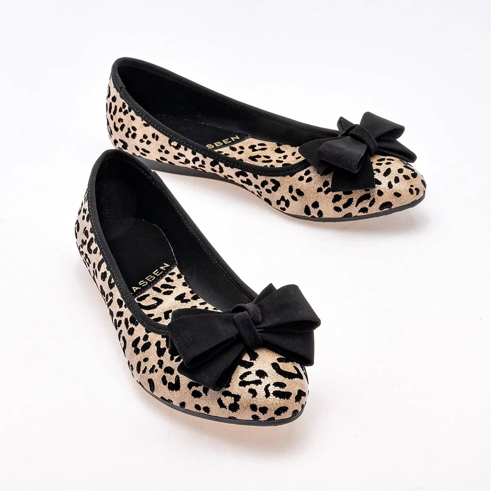 FLATS MOÑOS Para Mujer Clasben METIS, Color Beige CE V7