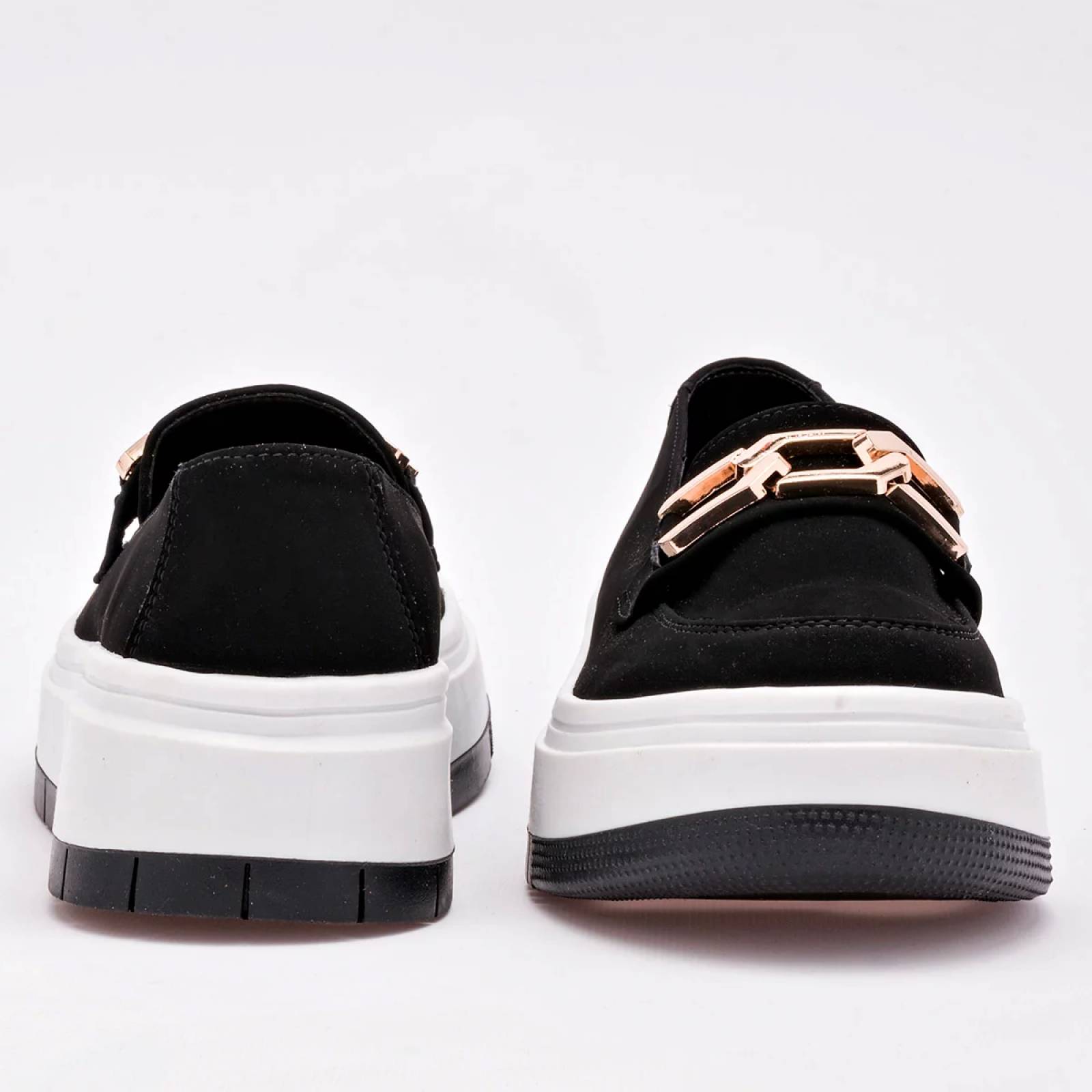 MOCASIN CASUAL Para Mujer Clasben HIDRA, Color Negro CE V7