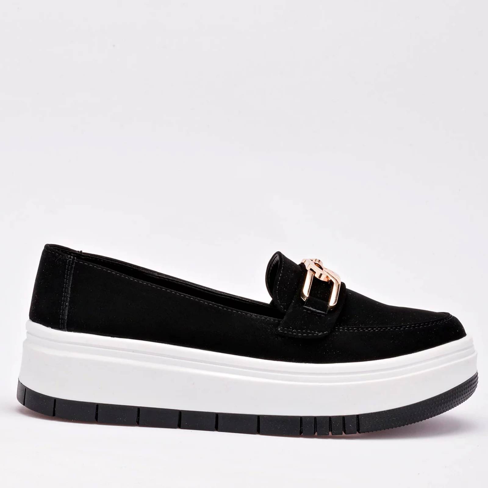 MOCASIN CASUAL Para Mujer Clasben HIDRA, Color Negro CE V7