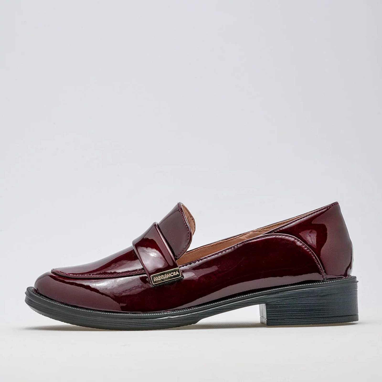MOCASIN CHAROL Para Mujer Moramora 1809389, Color Vino CE V7