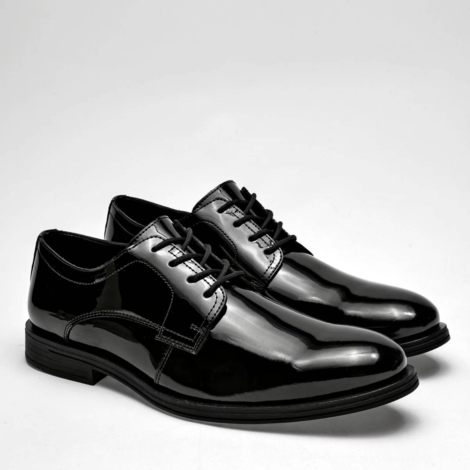 ZAPATO VESTIR CHAROL Para Hombre Christian gallery 2800, Color Negro CF V7