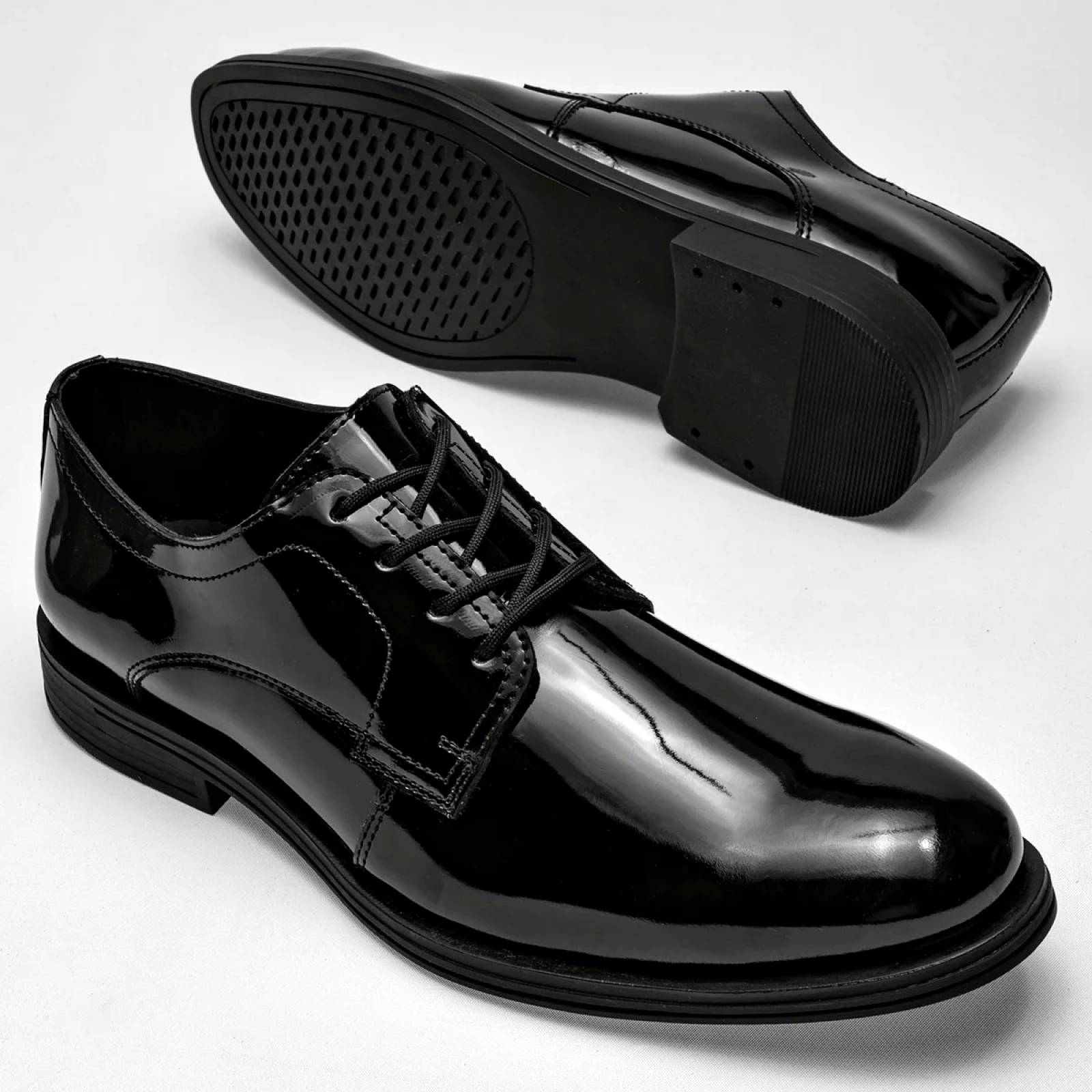 ZAPATO VESTIR CHAROL Para Hombre Christian gallery 2800, Color Negro CF V7