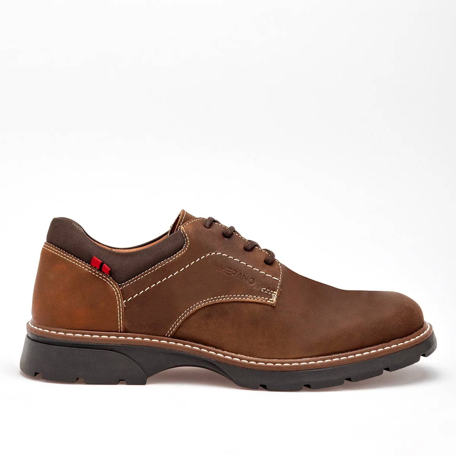 ZAPATO CASUAL Para Hombre Merano 43060, Color Cafe CF V7