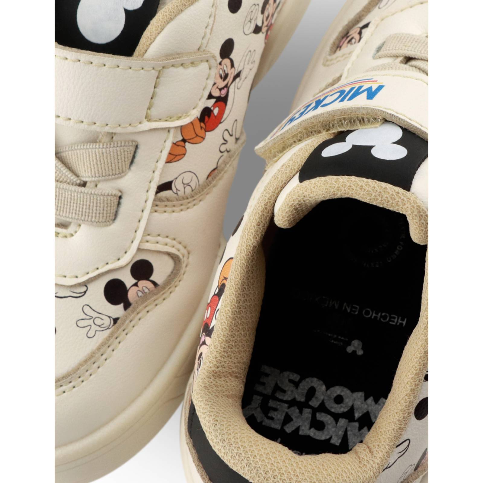 Tenis Disney Mickey Mouse Beige