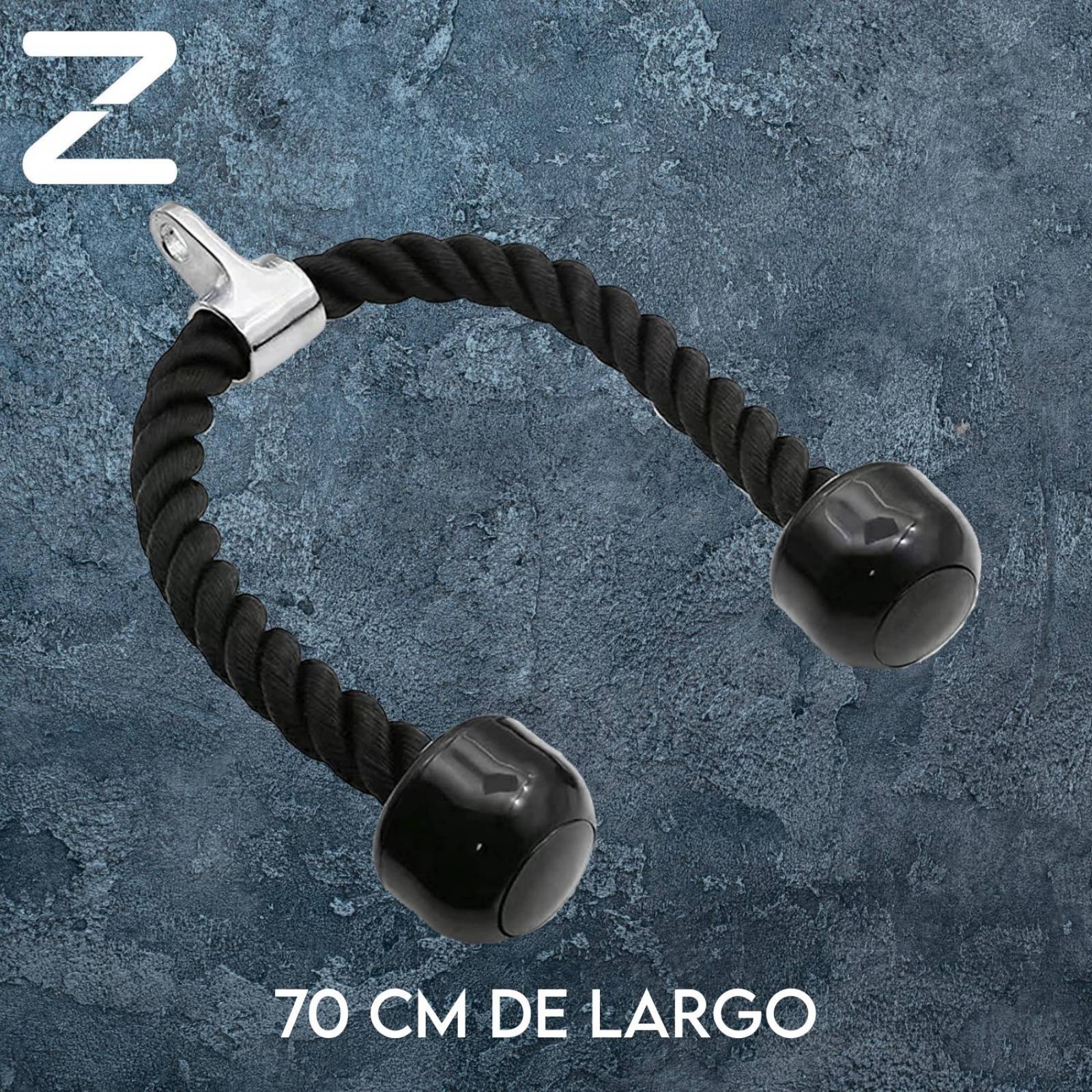AGARRADERA MANERAL CUERDA TRICEPS ACCESORIOS DE APARATOS GYM 