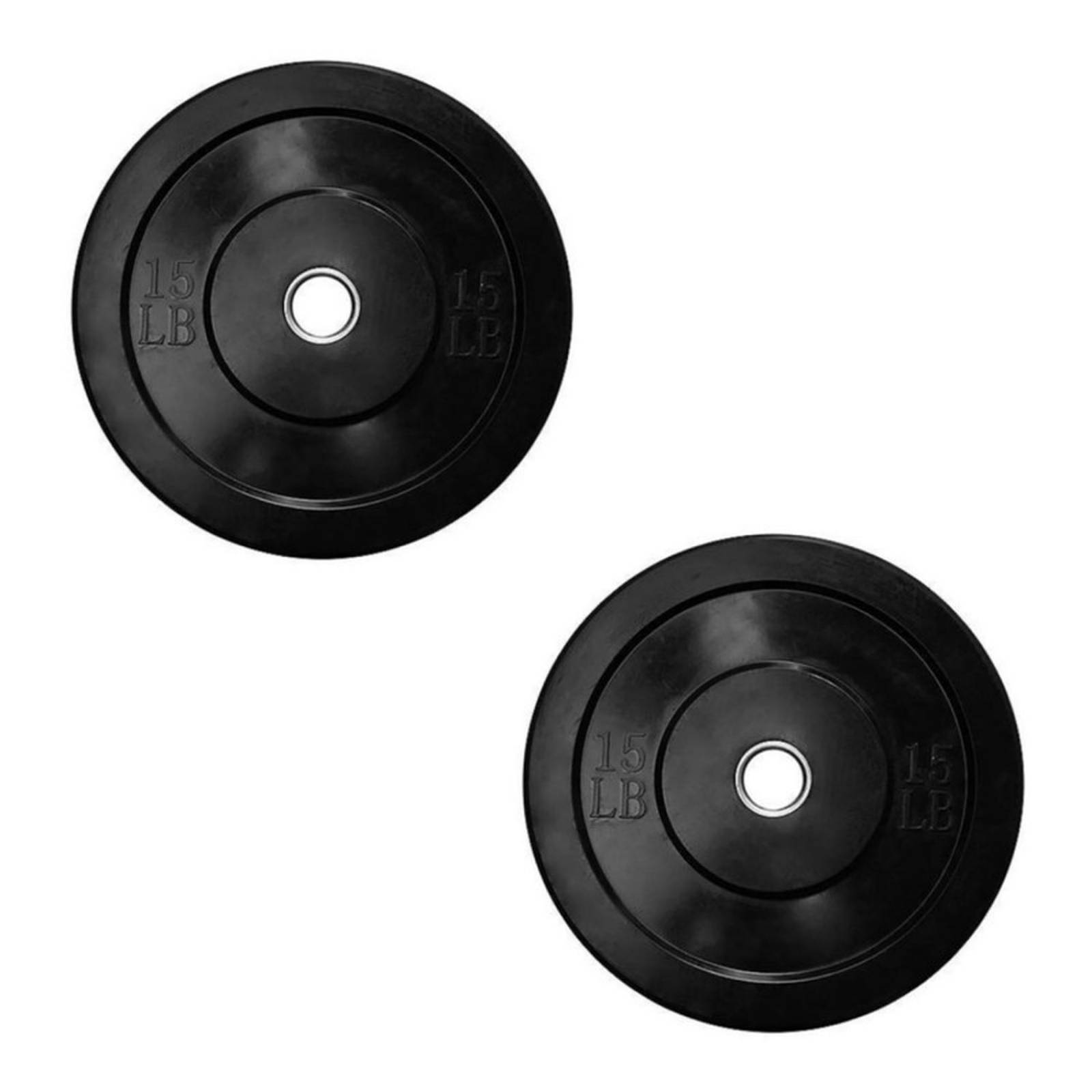 PAR de DISCOS BUMPER HI TEMP 15 lb Peso Profesional Gimnasio 