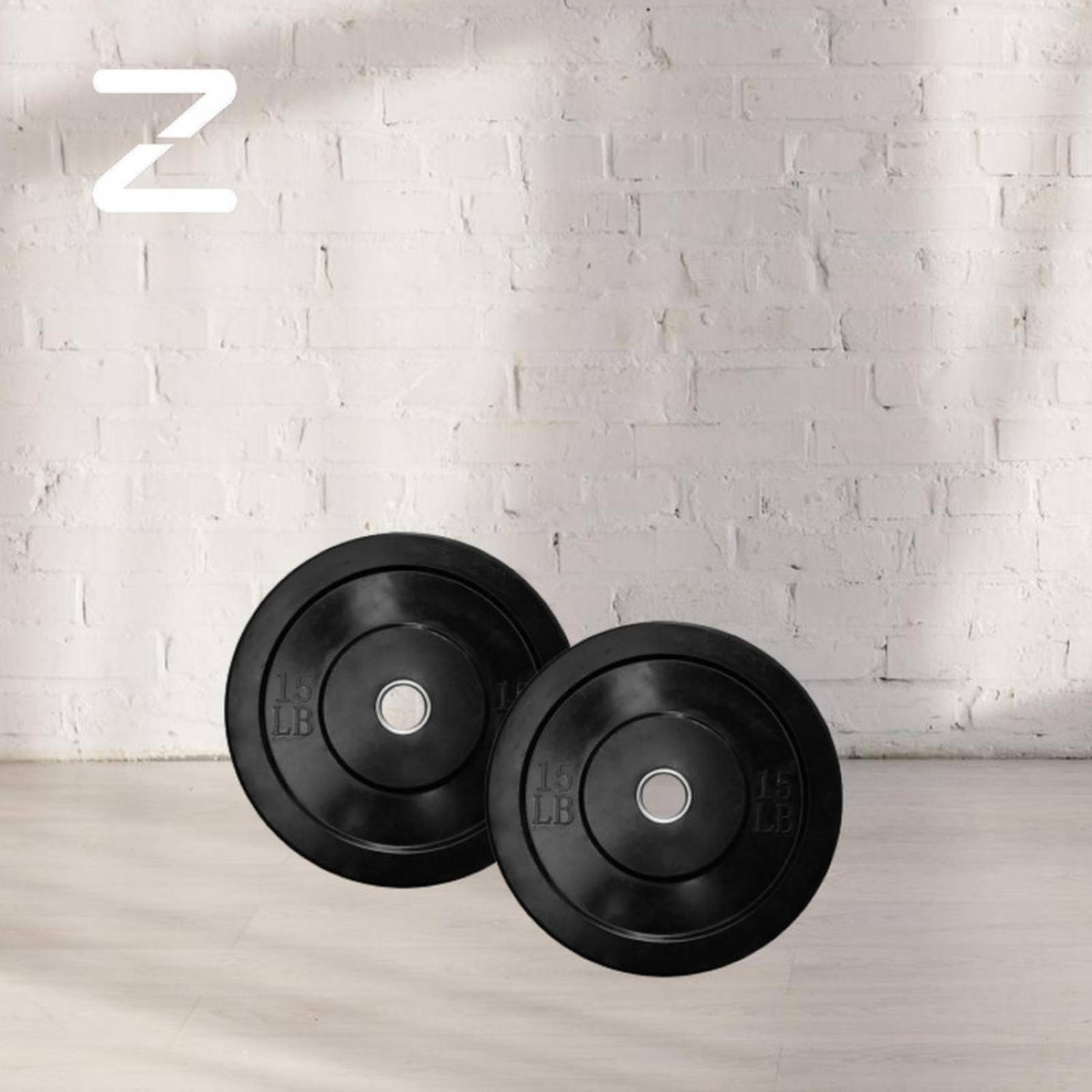 PAR de DISCOS BUMPER HI TEMP 15 lb Peso Profesional Gimnasio 