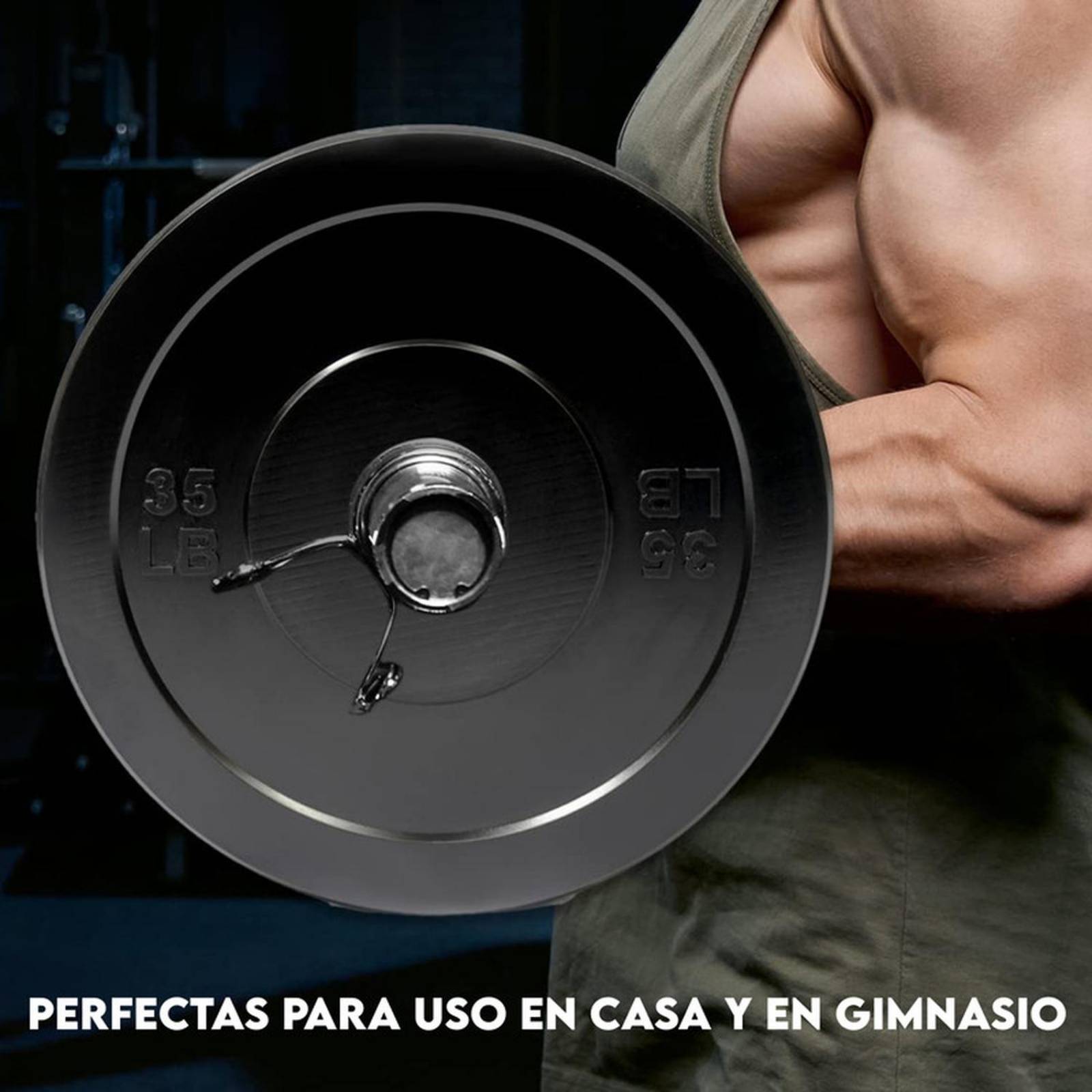 PAR de DISCOS BUMPER HI TEMP 15 lb Peso Profesional Gimnasio 