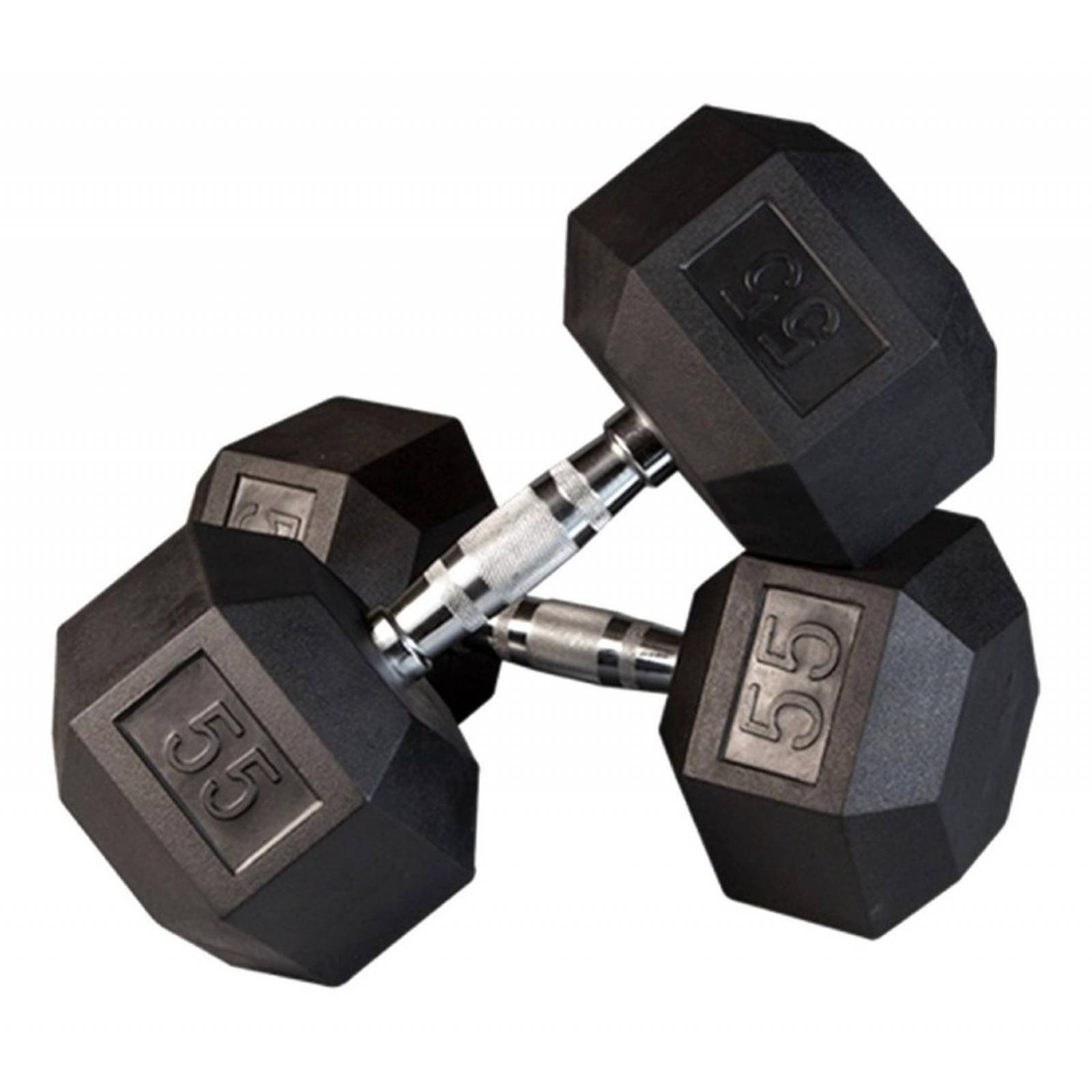 Par De Mancuernas Kit De Pesas Para Hacer Ejercicio Gym 55lb