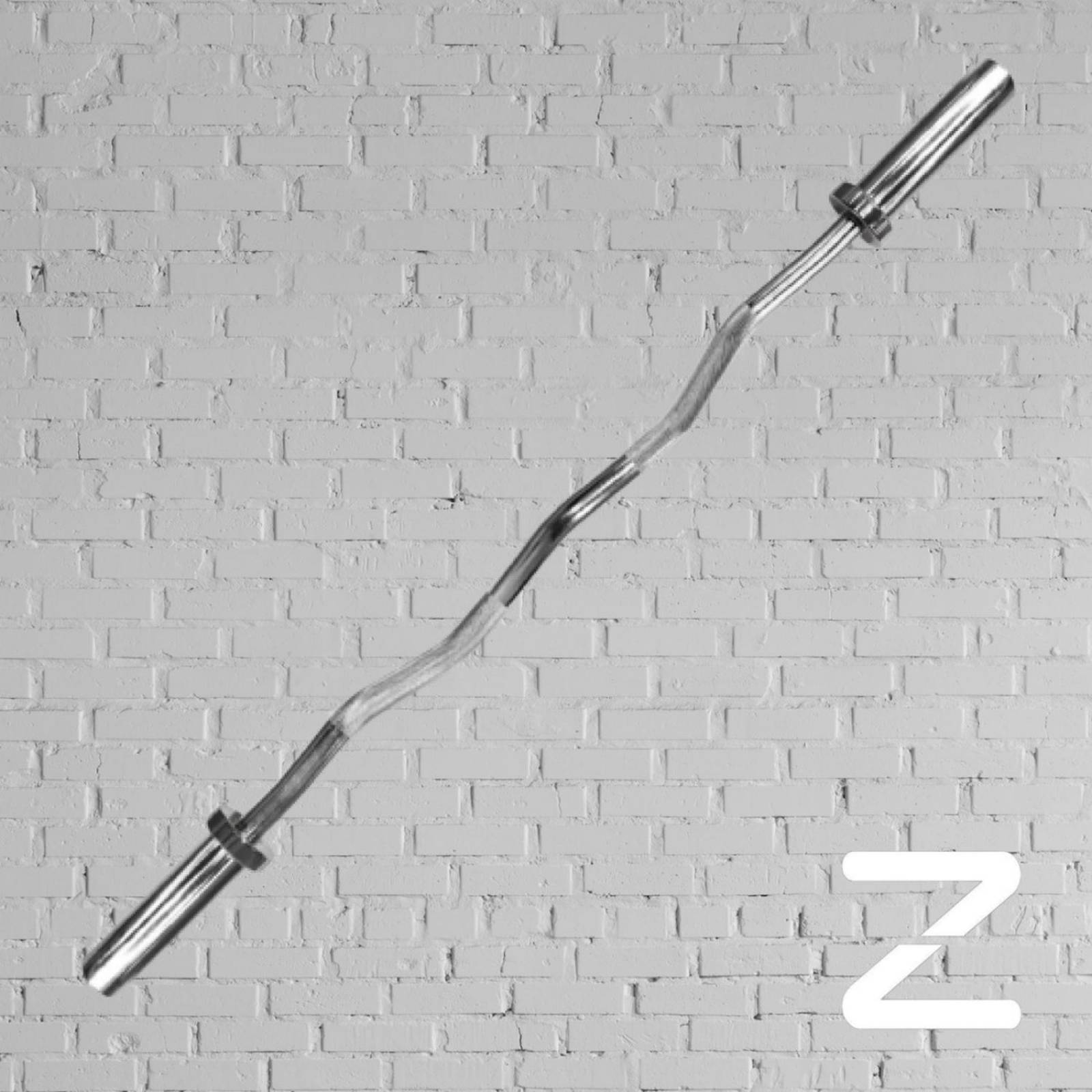 Barra Z Olimpica Profesional Pesas Curveada 1.2m Gym 20 Lbs 