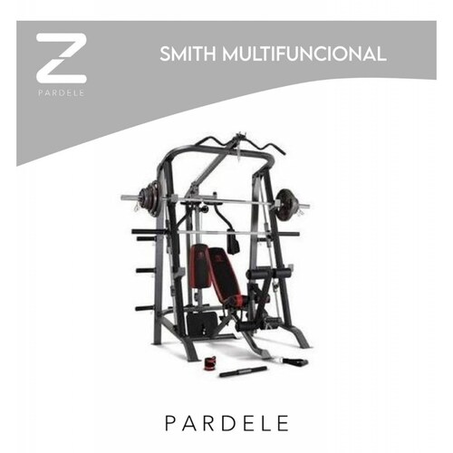 Jaula Smith Machine Fitness Estacion Gym Multifuncional Pro 
