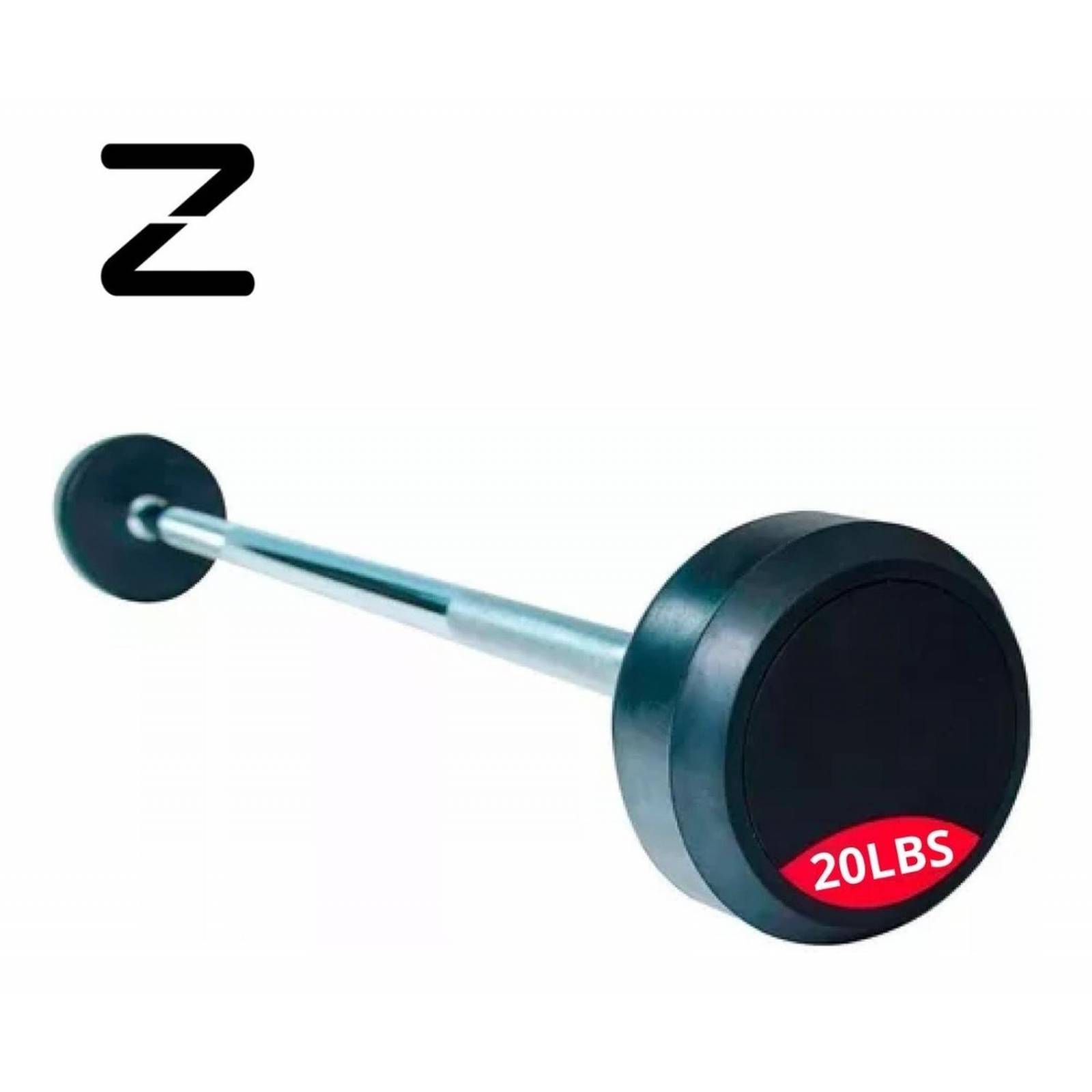 Kit 5 Barras Rectas De Peso Fijo Set Completo 20 A 60 Lb Gym 