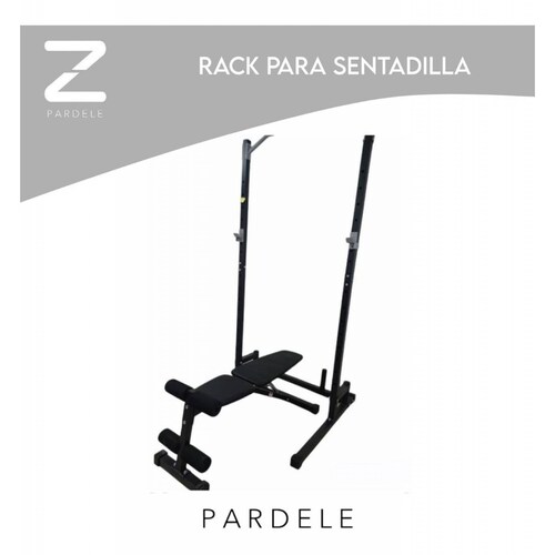 Rack Para Sentadilla Con Banca Aparatos De Gym Multiuso Pro 