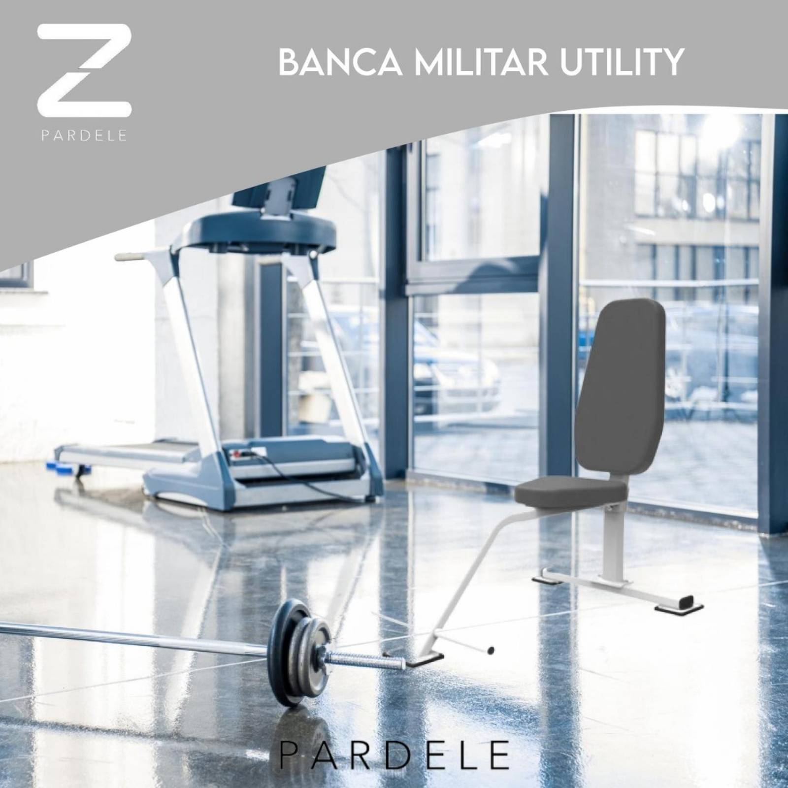 Banca Con Respaldo Para Ejercicio Gym Pesas Multifuncional 