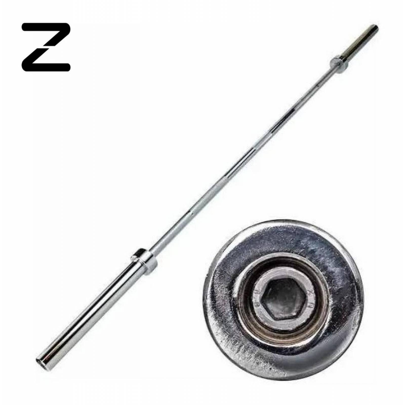 Barra Olimpica Economica Prfesional Gym 2.2m Sin Buje 20 Kgs