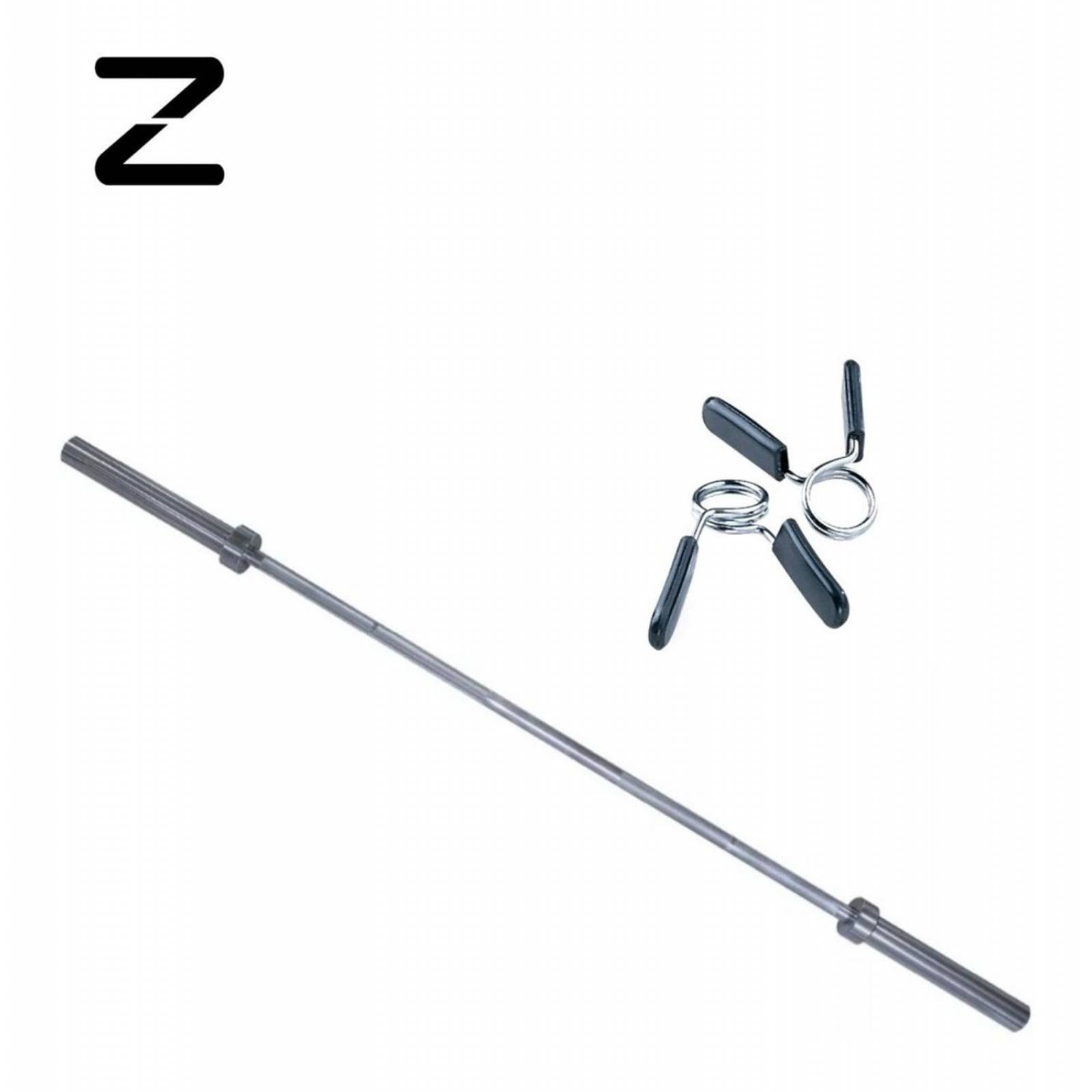 Barra Olimpica Economica Prfesional Gym 2.2m Sin Buje 20 Kgs