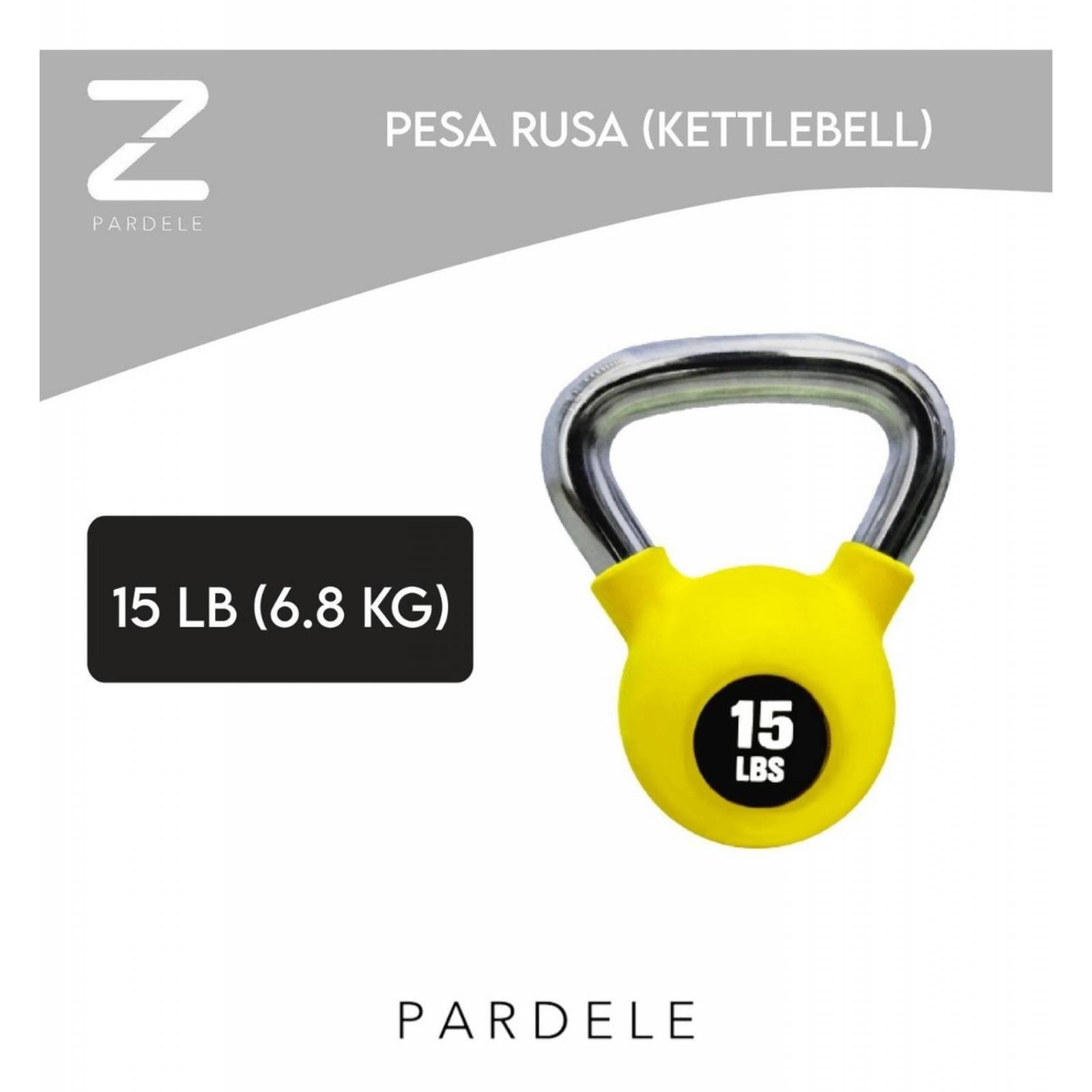 Pesas Rusas Kettlebells 15 Lb Para Hacer Ejercicio Gimnasio
