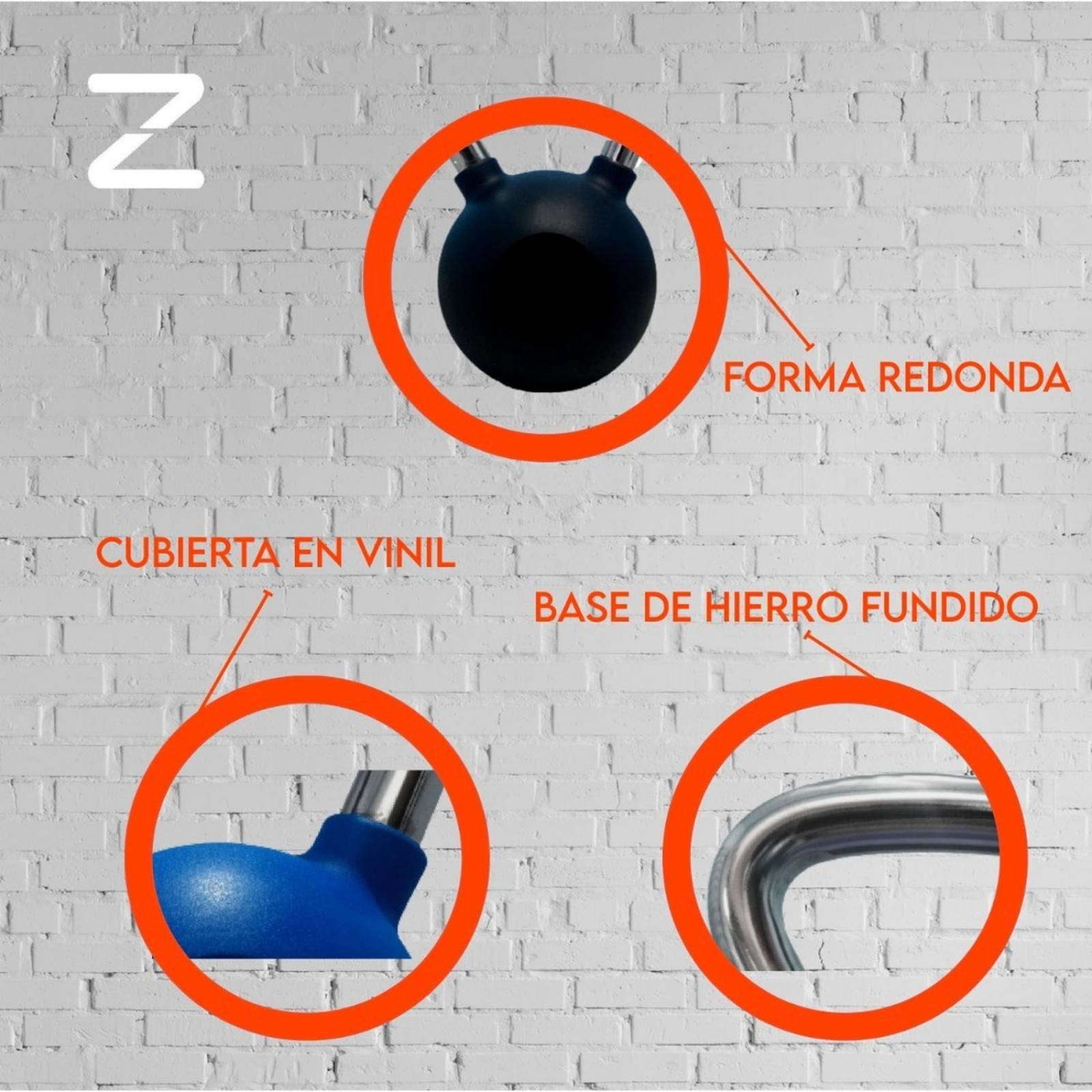 Pesa Rusa Para Hacer Ejercicio Kettlebell 50lb Accesorio Gym 