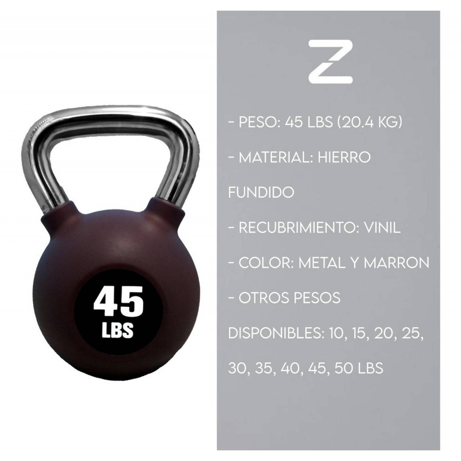 Pesas Rusas Kettlebells 45lb Hacer Ejercicio Mancuernas Bola