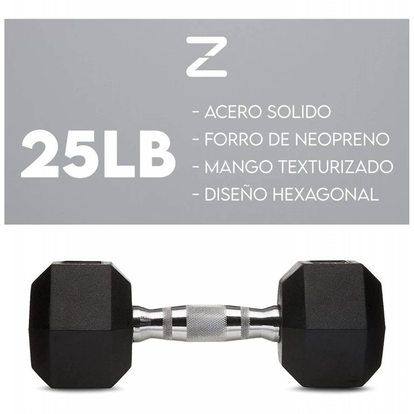 Kit De Pesas Para Hacer Ejercicio Par De Mancuernas Gym 25lb