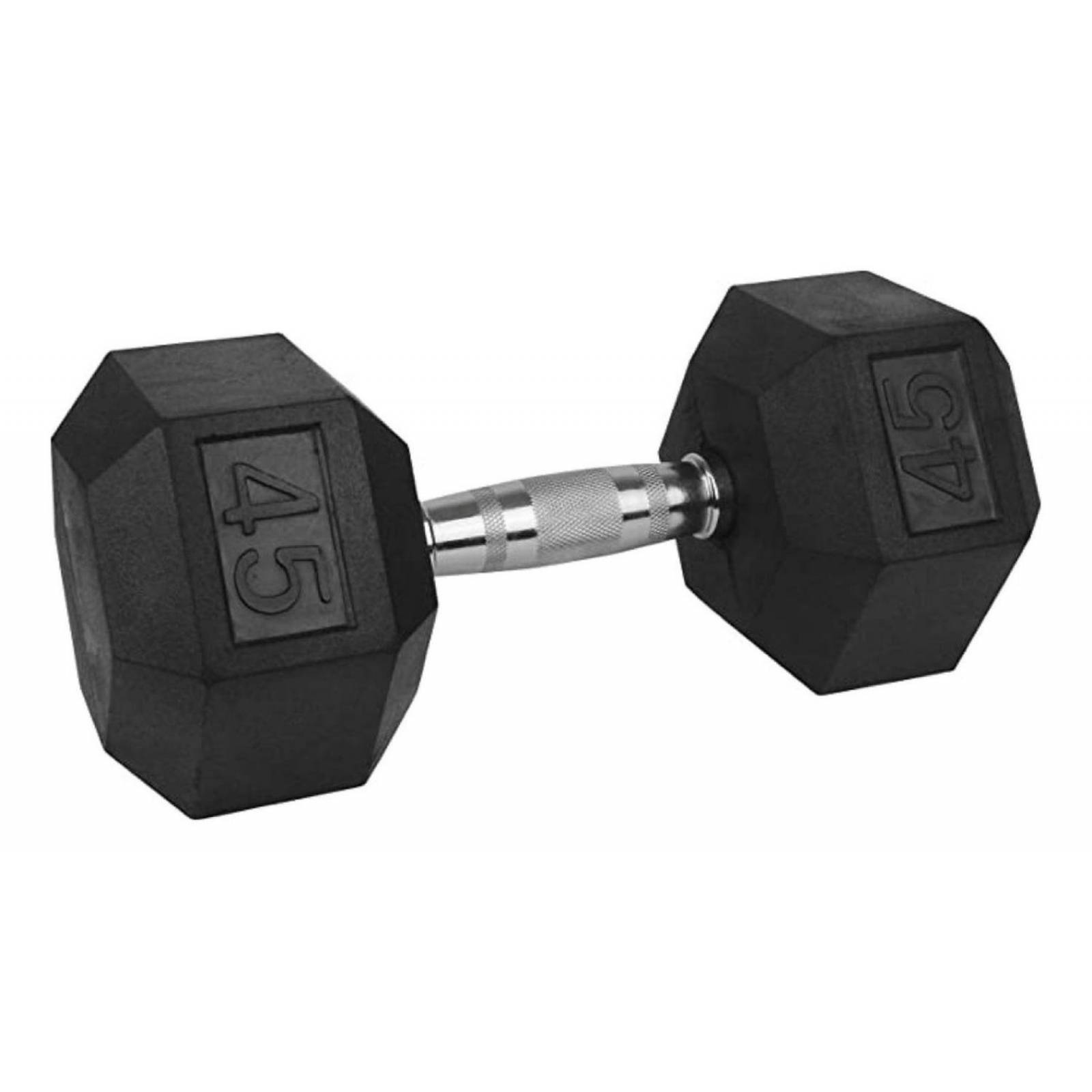 Kit De Pesas Para Hacer Ejercicio Par De Mancuernas Gym 45lb 