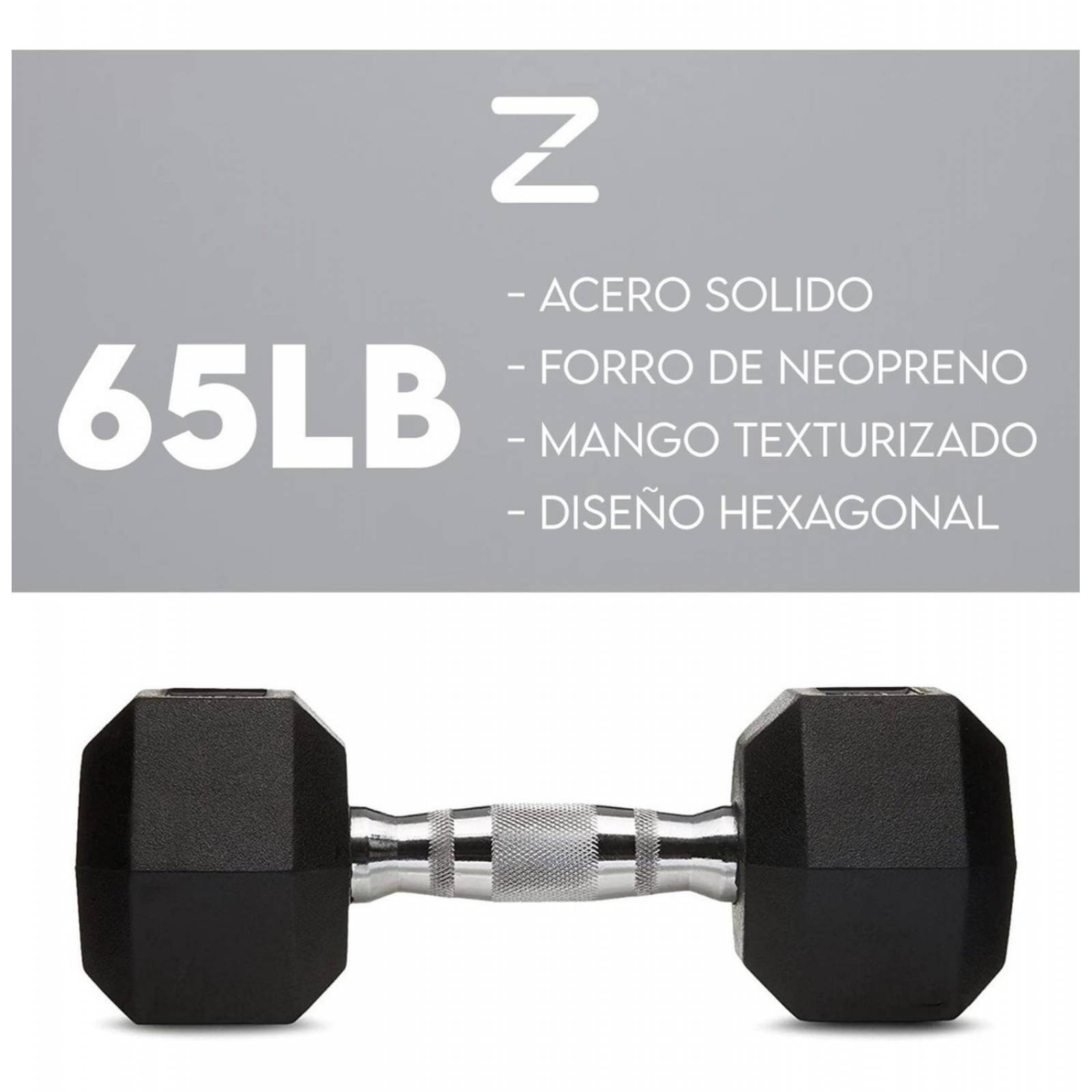 Kit De Pesas Para Hacer Ejercicio Par De Mancuernas Gym 65lb 