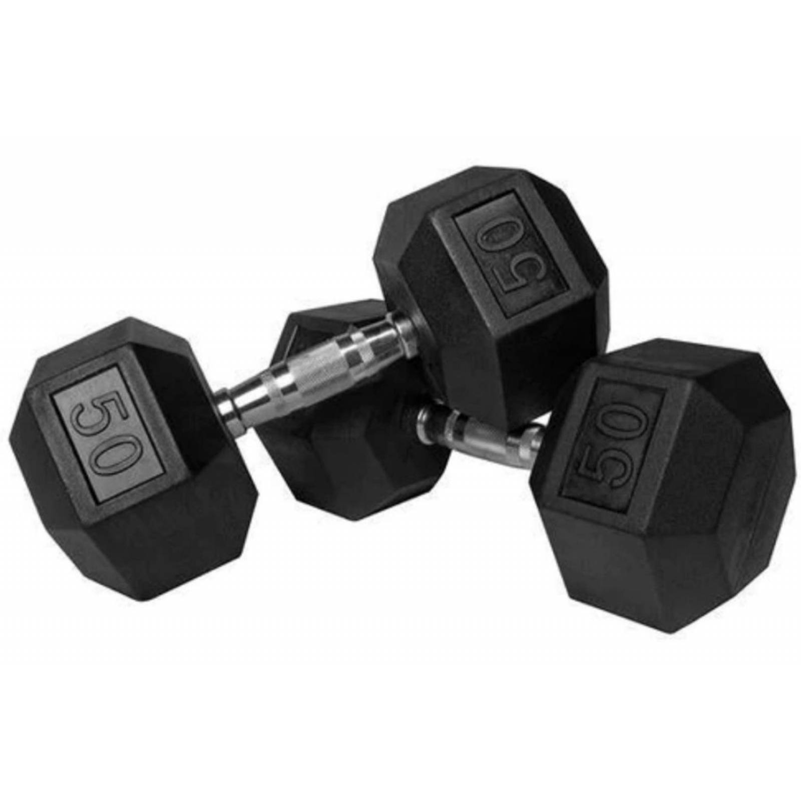 Set De Mancuernas Par De Pesas Para Hacer Ejercicio Gym 50lb 