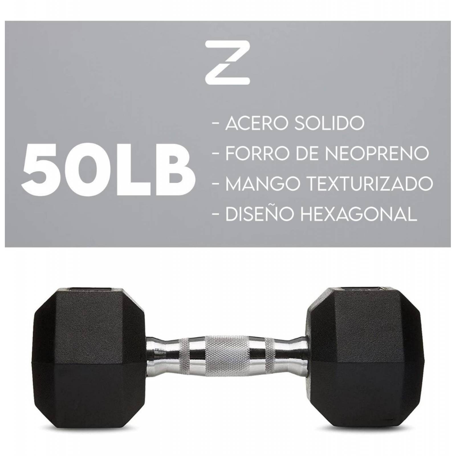 Set De Mancuernas Par De Pesas Para Hacer Ejercicio Gym 50lb 