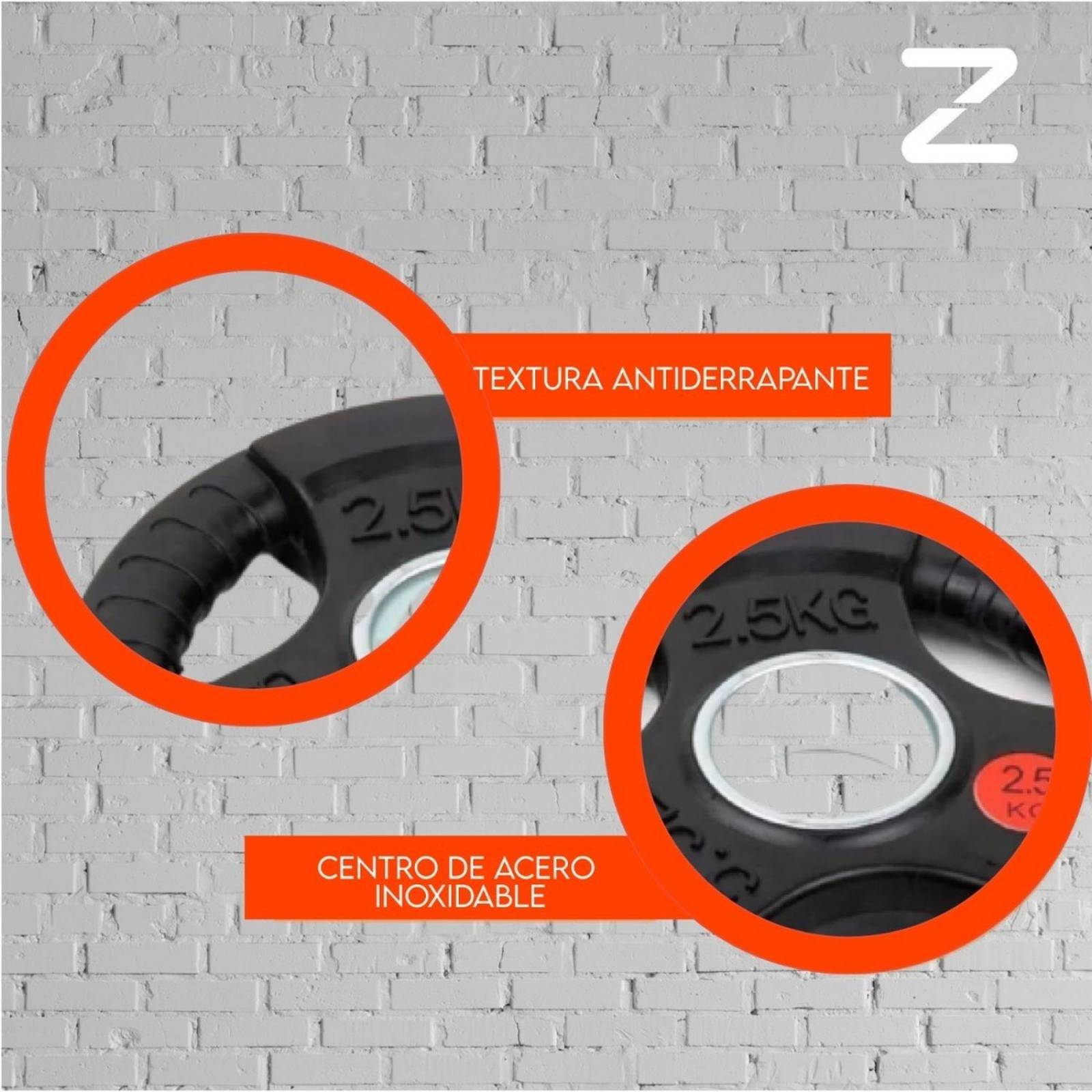 Par De Discos Para Pesas Olimpicos Barra Gym Agarradera 20kg 