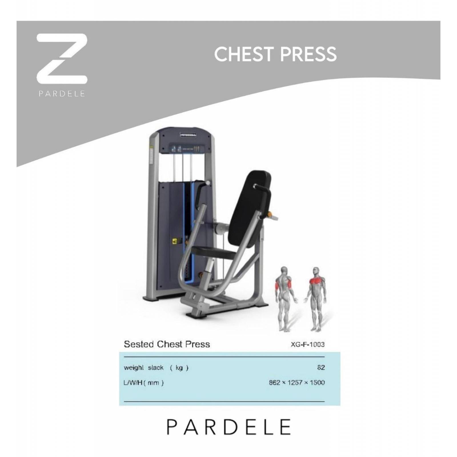 Aparato Gimnasio Chest Press Maquinas Ejercicios Gym Fuerza 