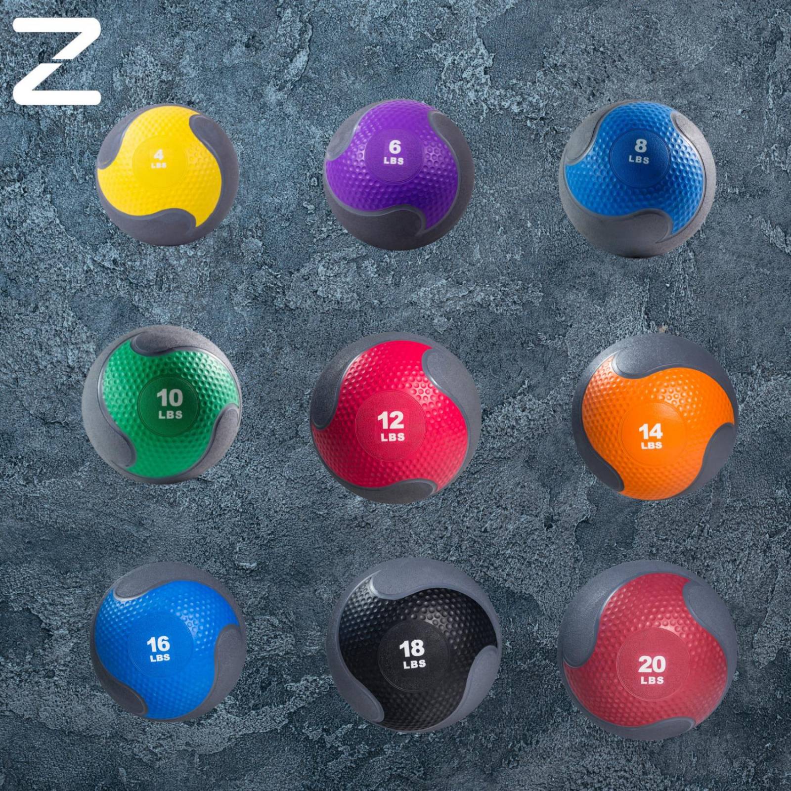 PELOTA MEDICINAL QUALITY 16LB AZUL EJERCICIO GYM RESISTENCIA 