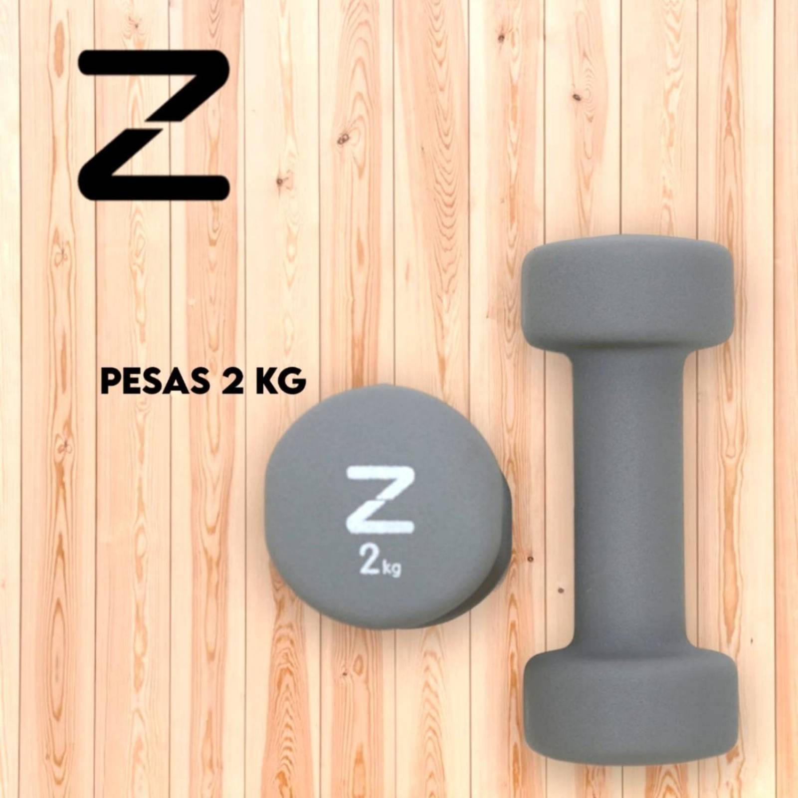 Juego De Pesas Kit De Mancuernas Gym Para Ejercicio Par 2kg