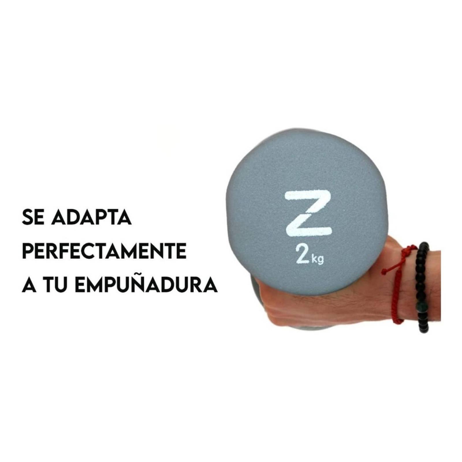 Mancuernas De 2 Kilos Pesa Para Ejercicio 4.4 Libras Kit Gym 