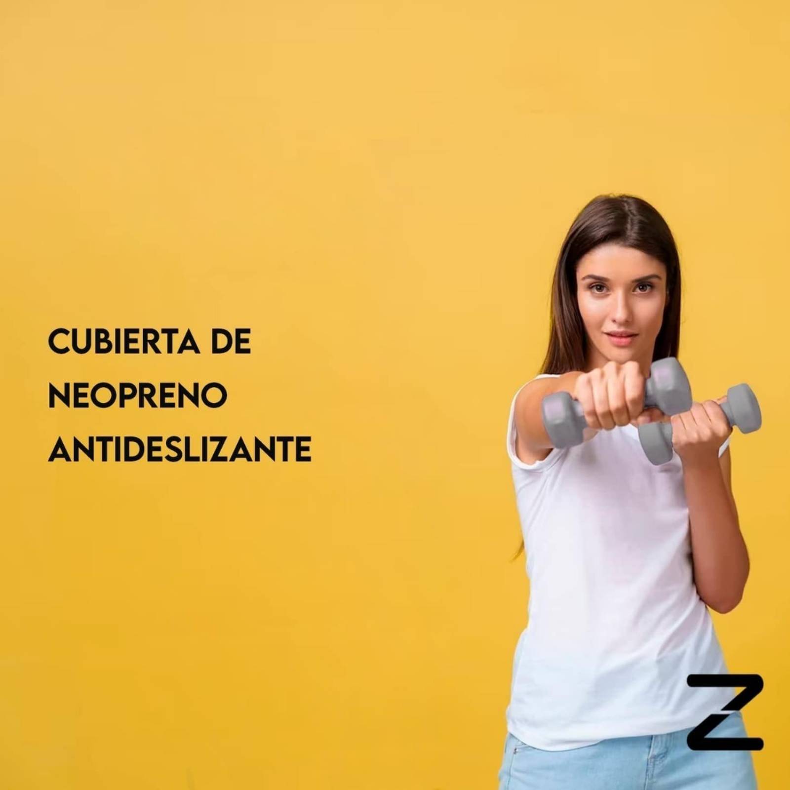 Mancuernas De 2 Kilos Pesa Para Ejercicio 4.4 Libras Kit Gym 