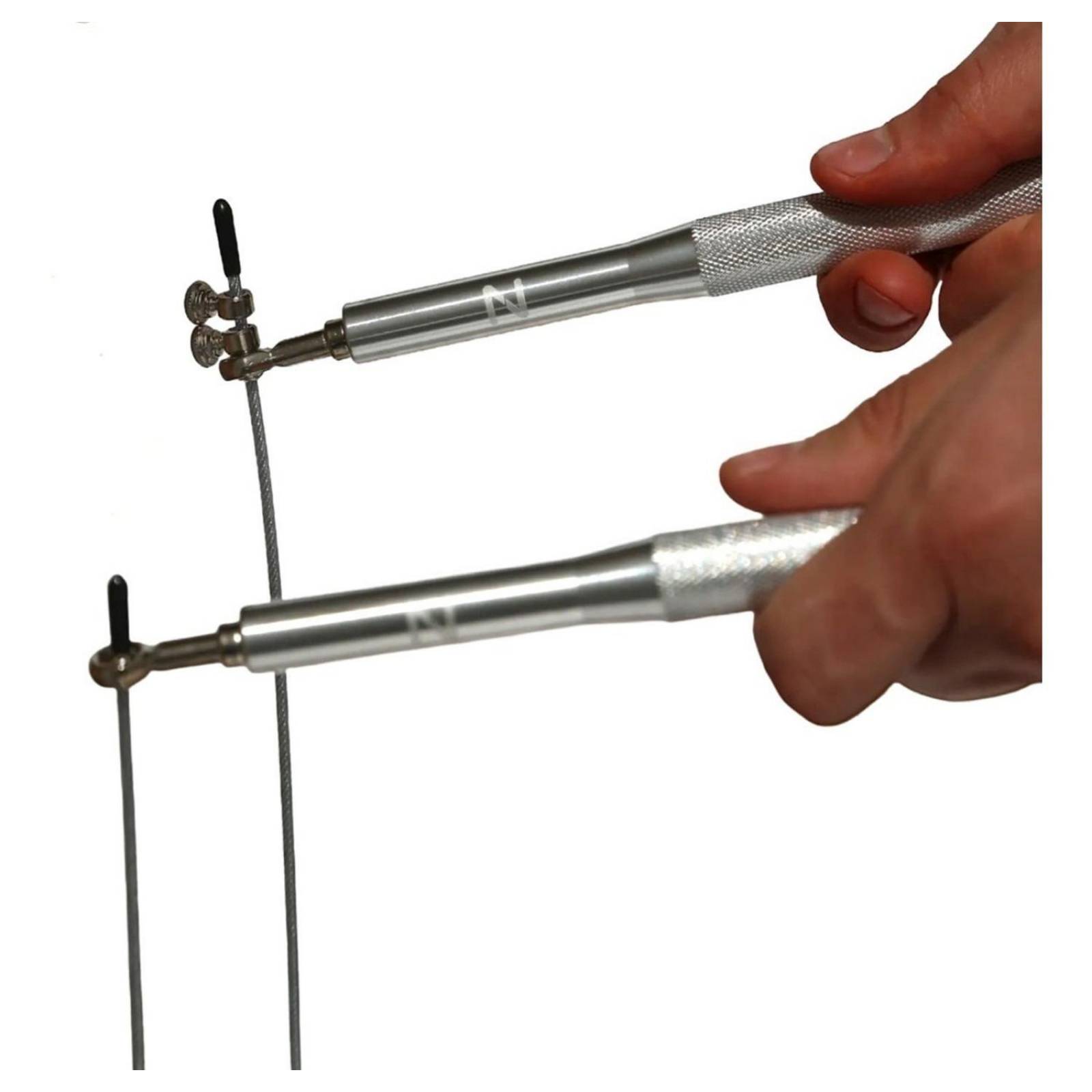 Cuerda Para Saltar Boxeo Profesional Ejercicio Fit Jump Rope 0013-UNITALLA Gris