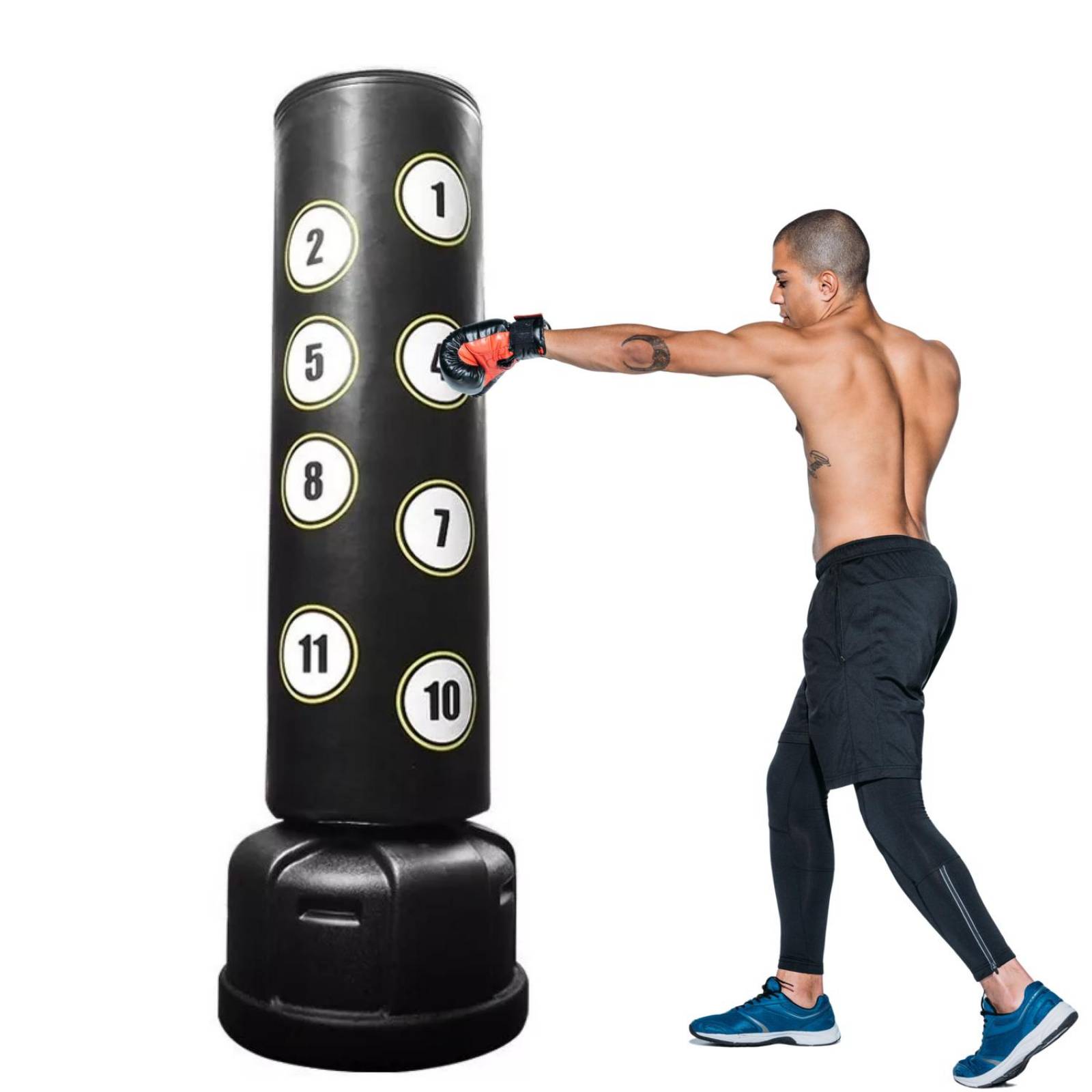 Columna de Boxeo para Golpes Entrenamientos Artes Marciales 