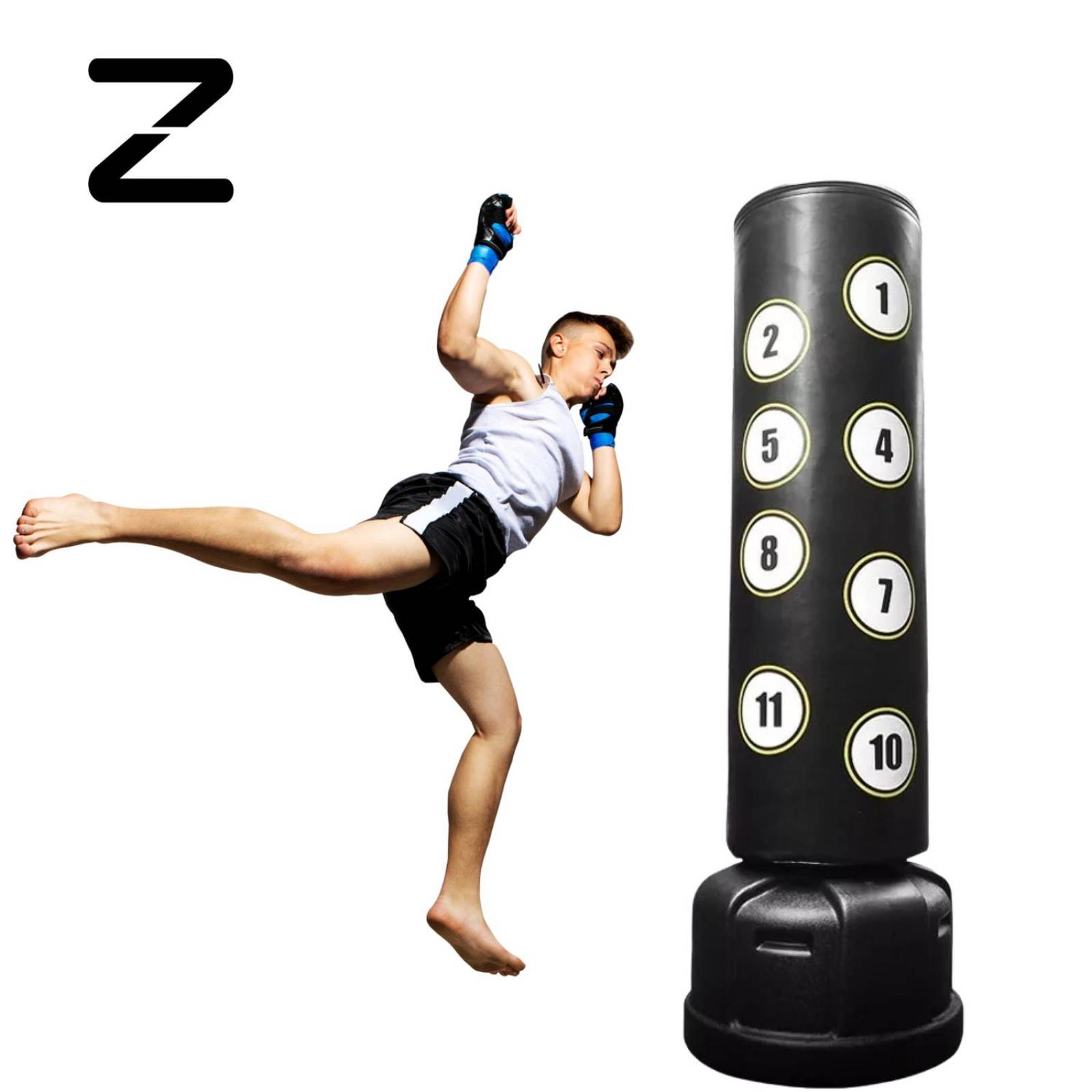 Columna de Boxeo para Golpes Entrenamientos Artes Marciales 