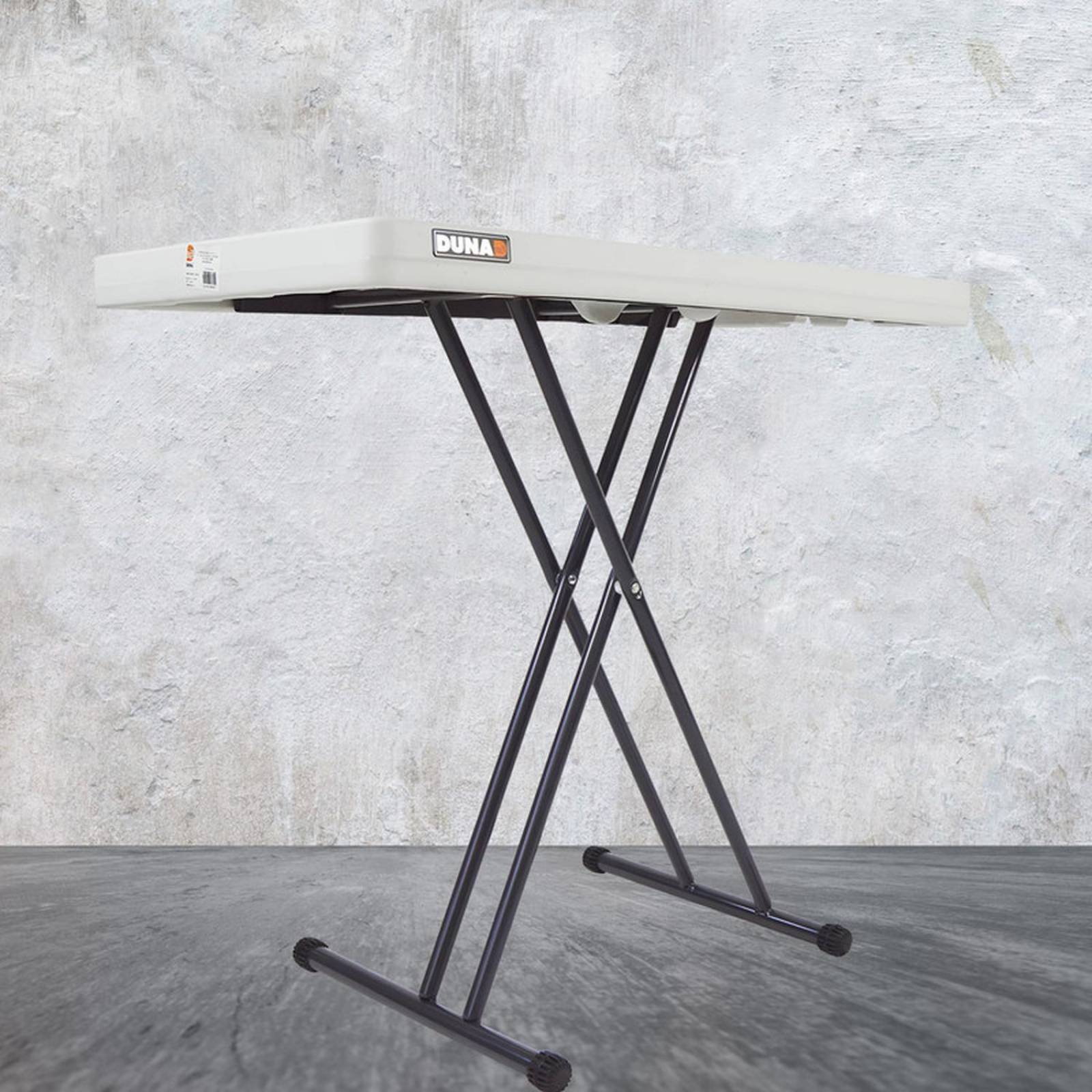 Mesa de plastico cuadrada chica plegable de Servicio Jardin 