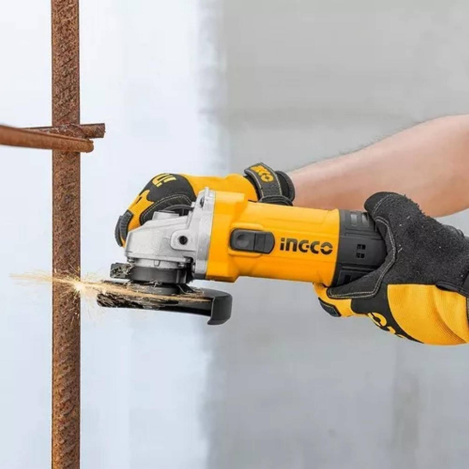 Esmeriladora Angular Profesional Construccion Mango Auxiliar