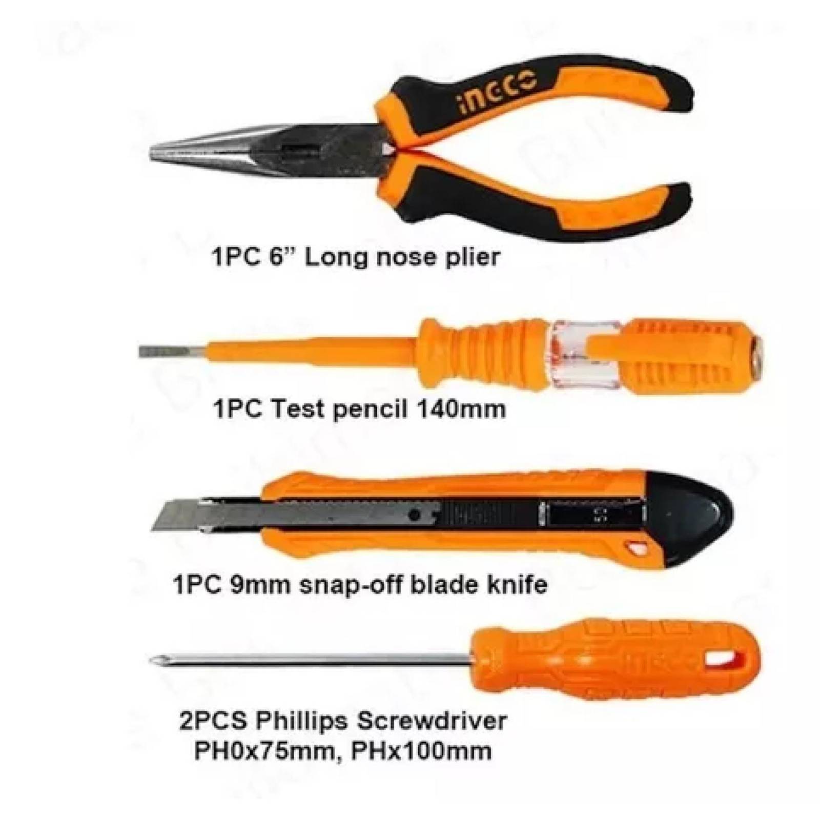 kit de herramientas mecanicas manuales Estuche con 26 piezas 