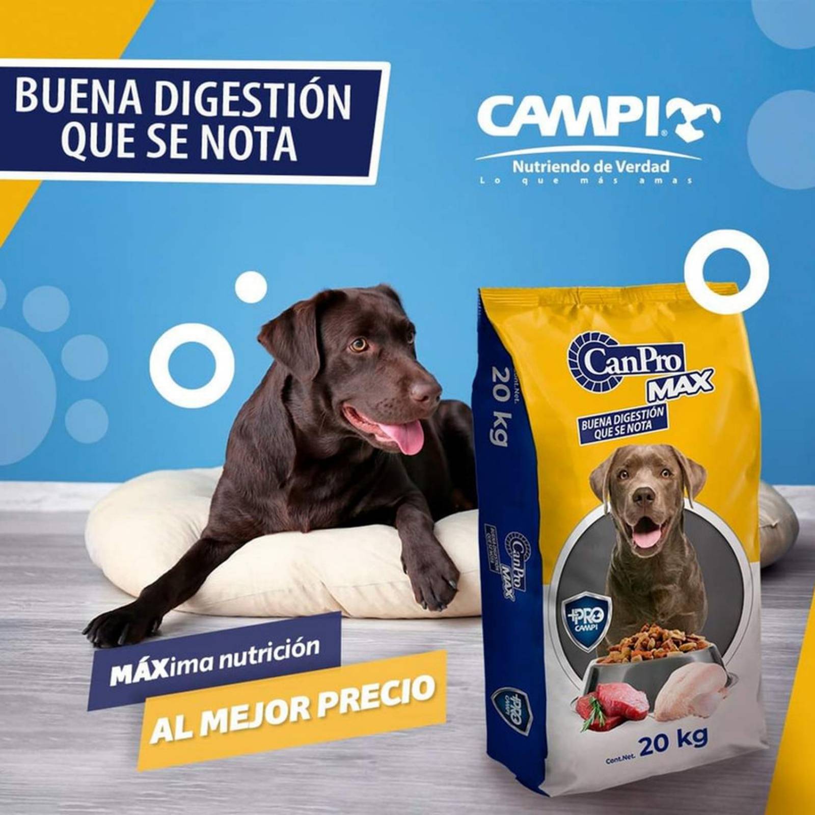 Alimento Croquetas Perro Can Pro Max Adulto Proteína 20 kg 