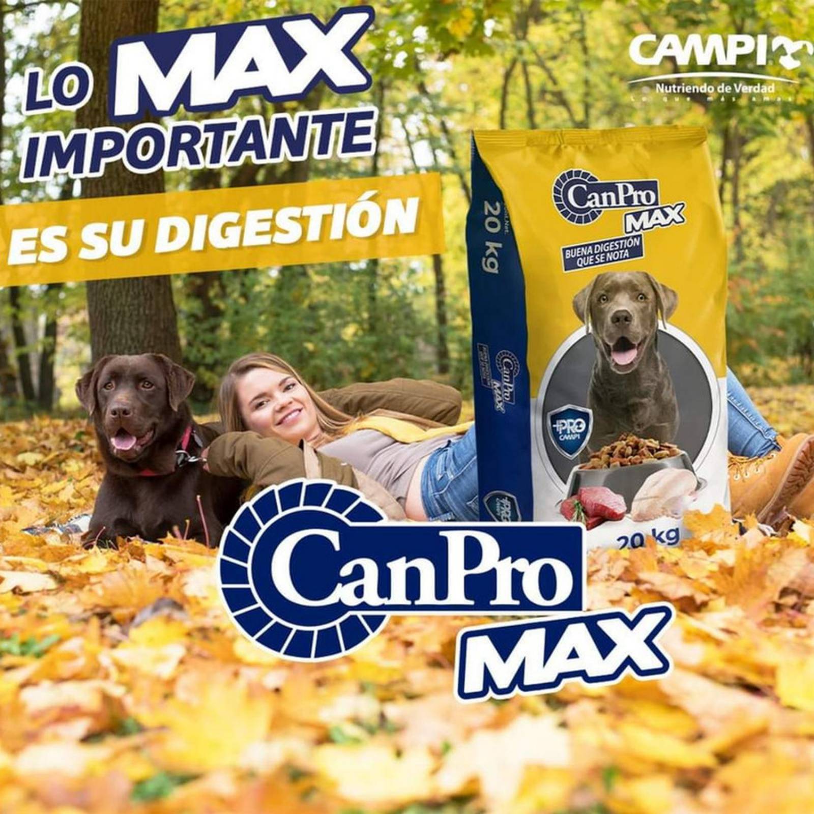 Alimento Croquetas Perro Can Pro Max Adulto Proteína 20 kg 