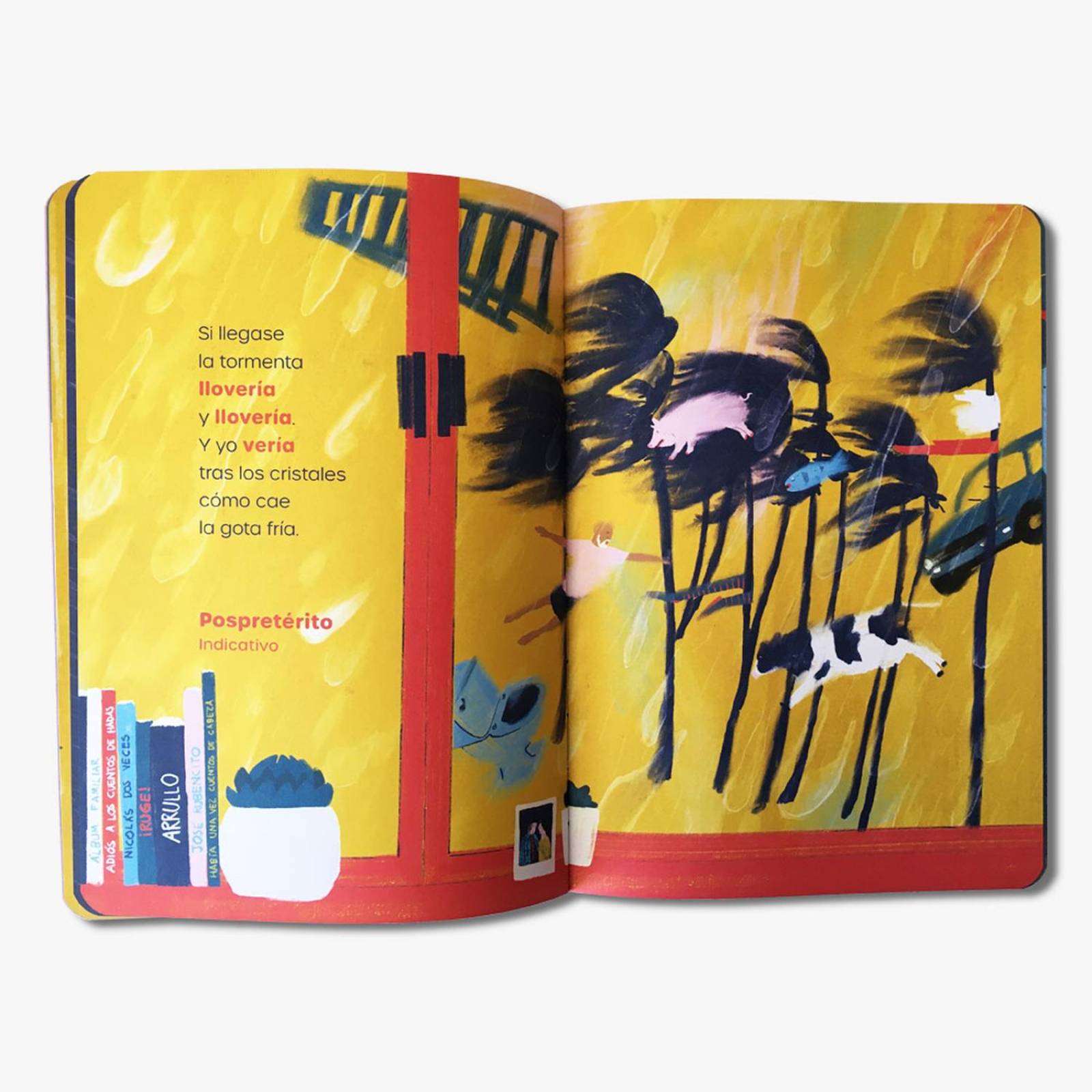 Libro Lluvia de verbos Cuentos infantiles Libros para niños 