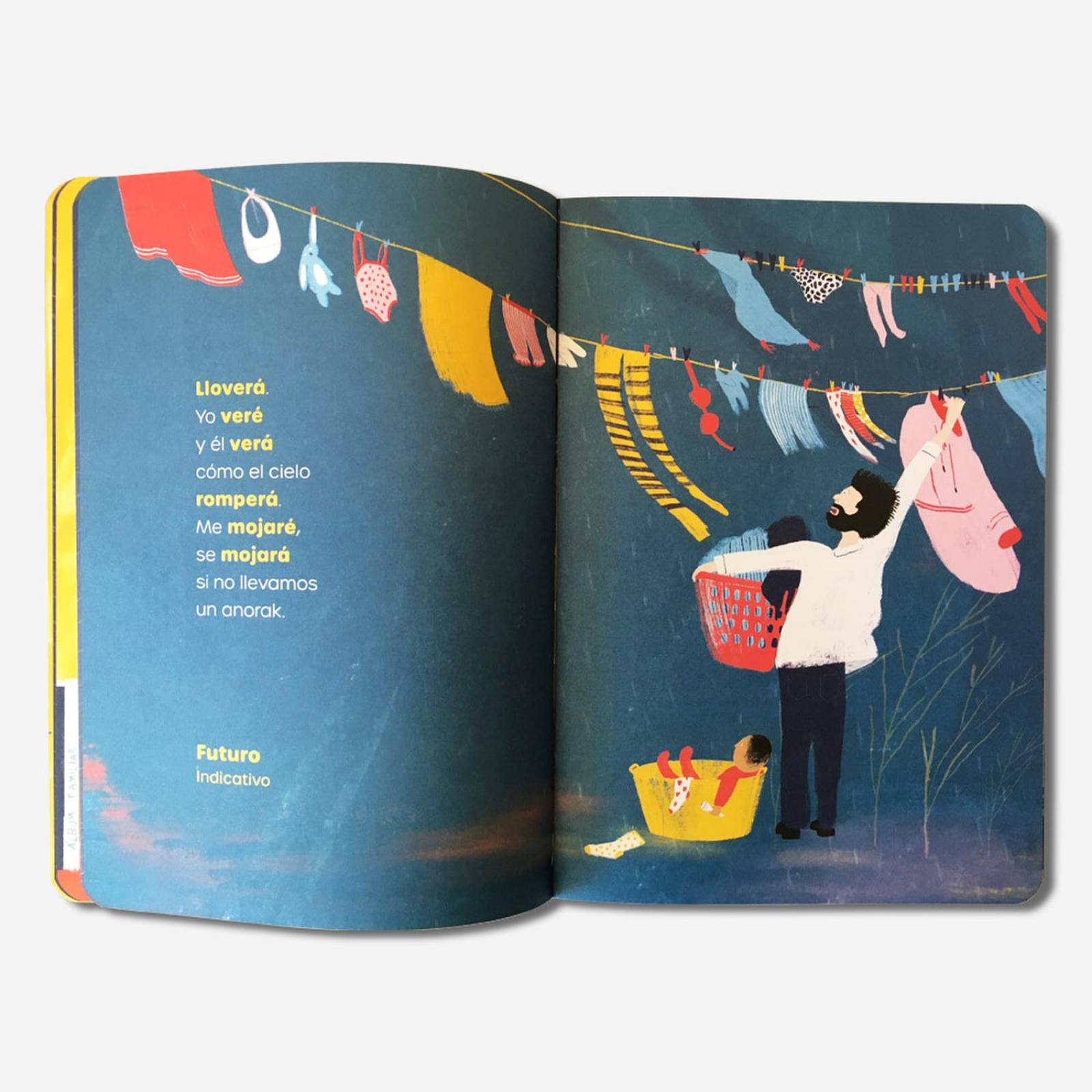 Libro Lluvia de verbos Cuentos infantiles Libros para niños 