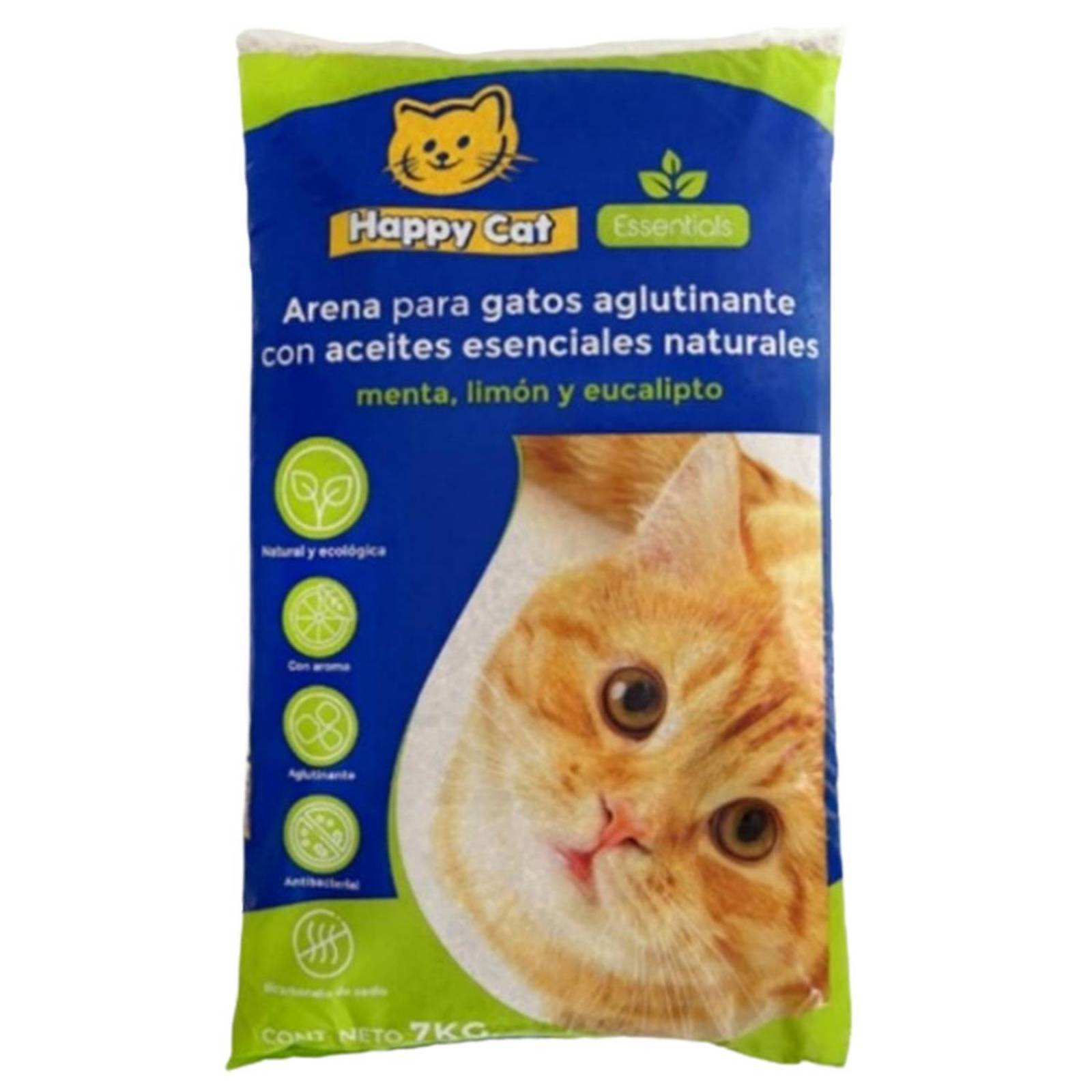 Happy Cat Arena para Gato Aglutinante Envio Gratis 4 bolsas 