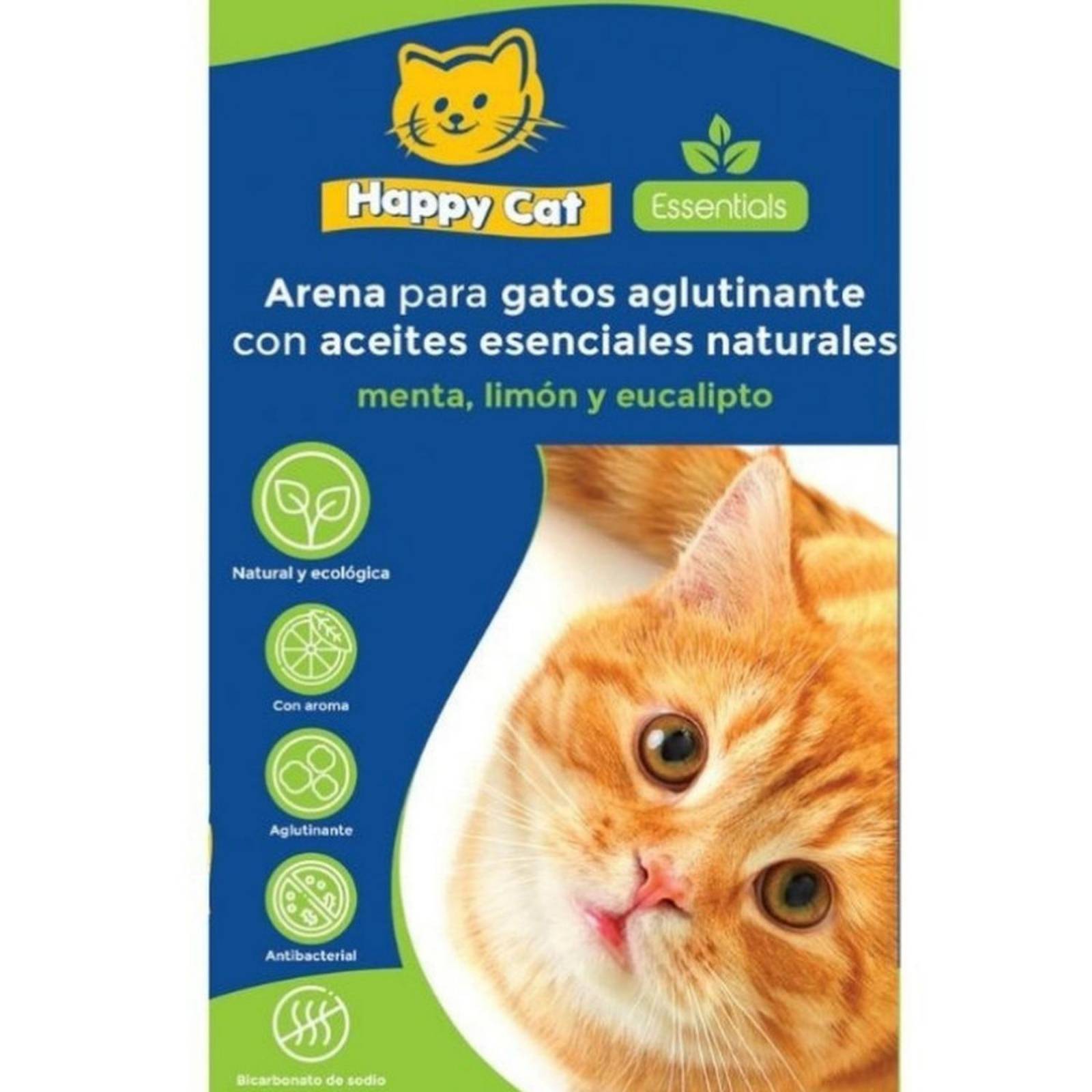 Happy Cat Arena para Gato Aglutinante Envio Gratis 4 bolsas 