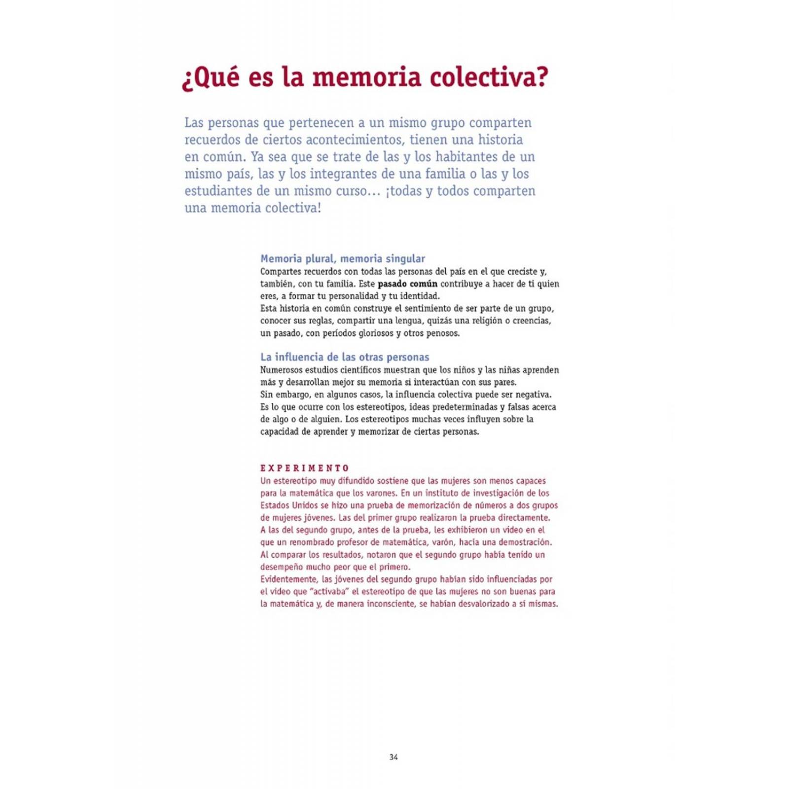 ¿Cómo funciona la memoria? 