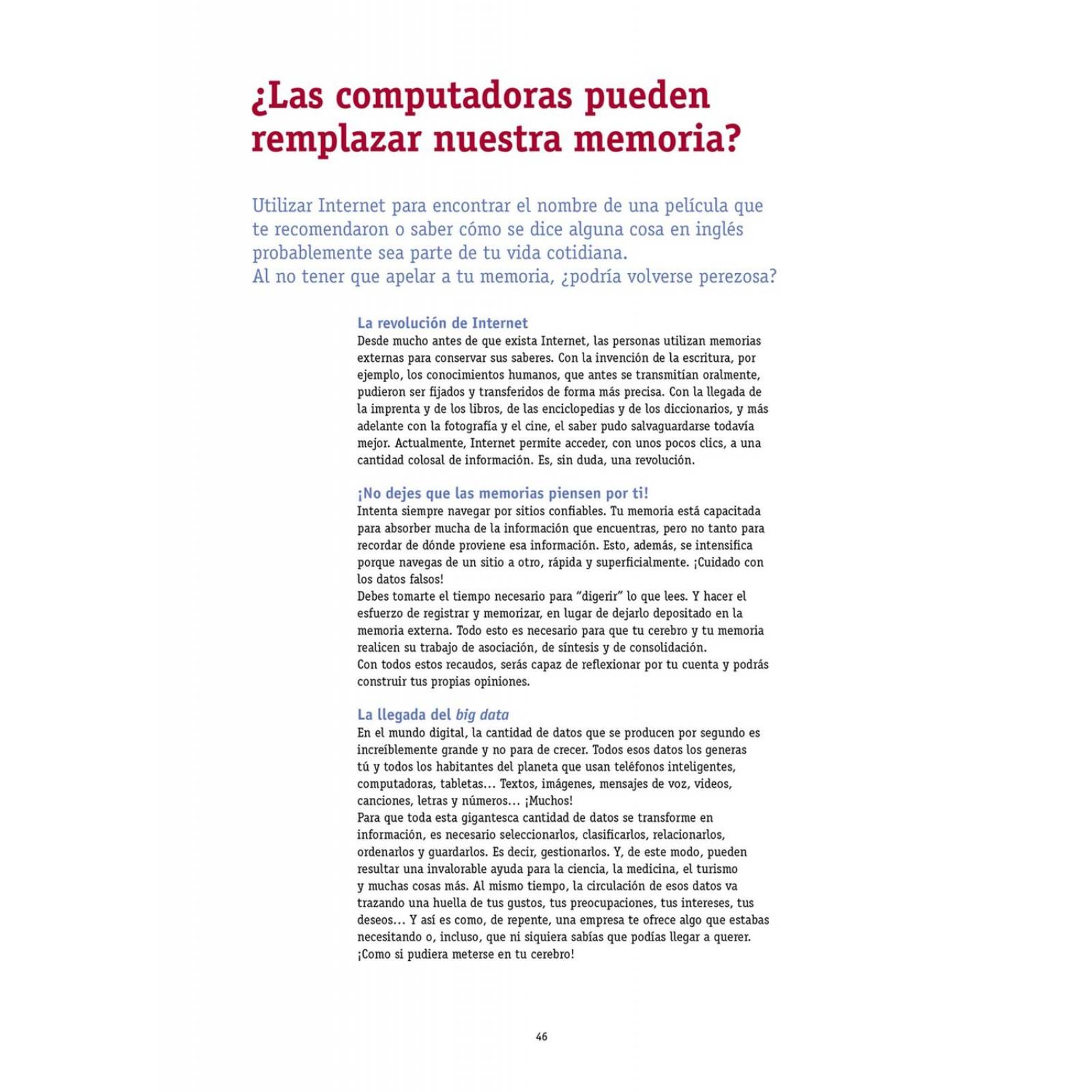 ¿Cómo funciona la memoria? 