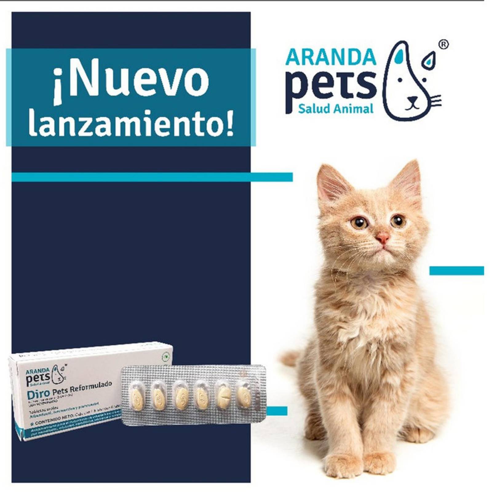 Desparasitante perros cachorros DIRO PETS PUPPY 8 TABS 350MG